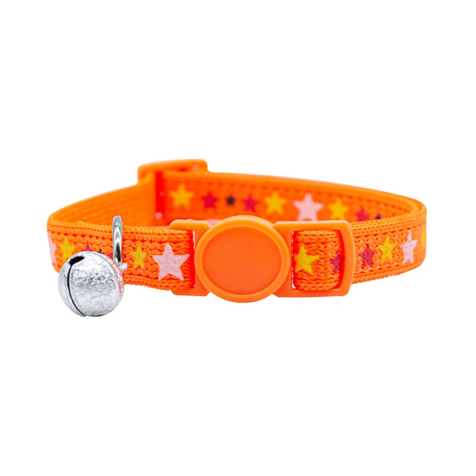 Collar Para Gato Ajustable Con Cascabel De Colores Accesorio de Mascotas Pe 6 Pzas