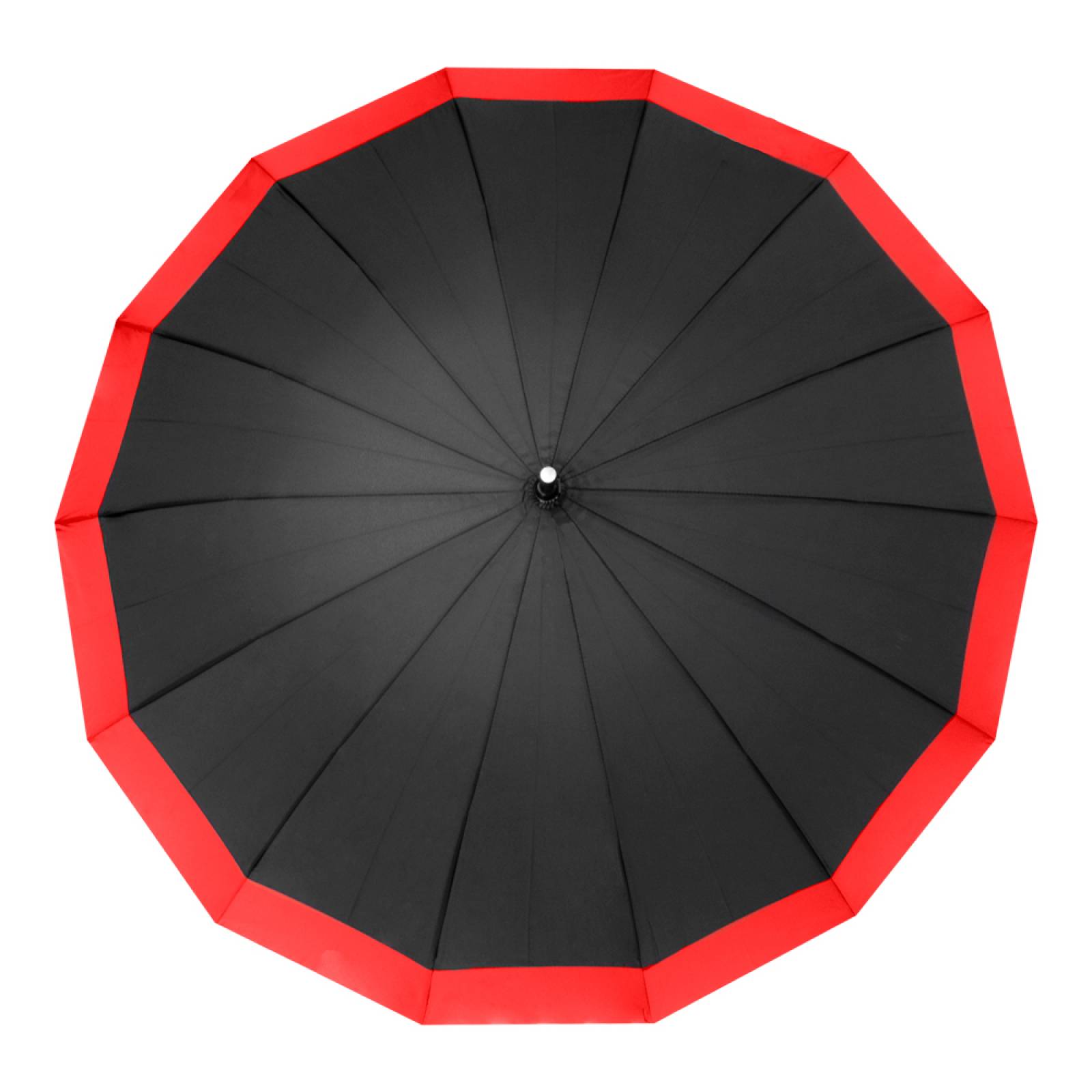 Paquete de 4 Sombrilla Manual de Color de Baston Plegable Para Sol Grande 100 CM Diámetro 14 Varillas Mango Recto