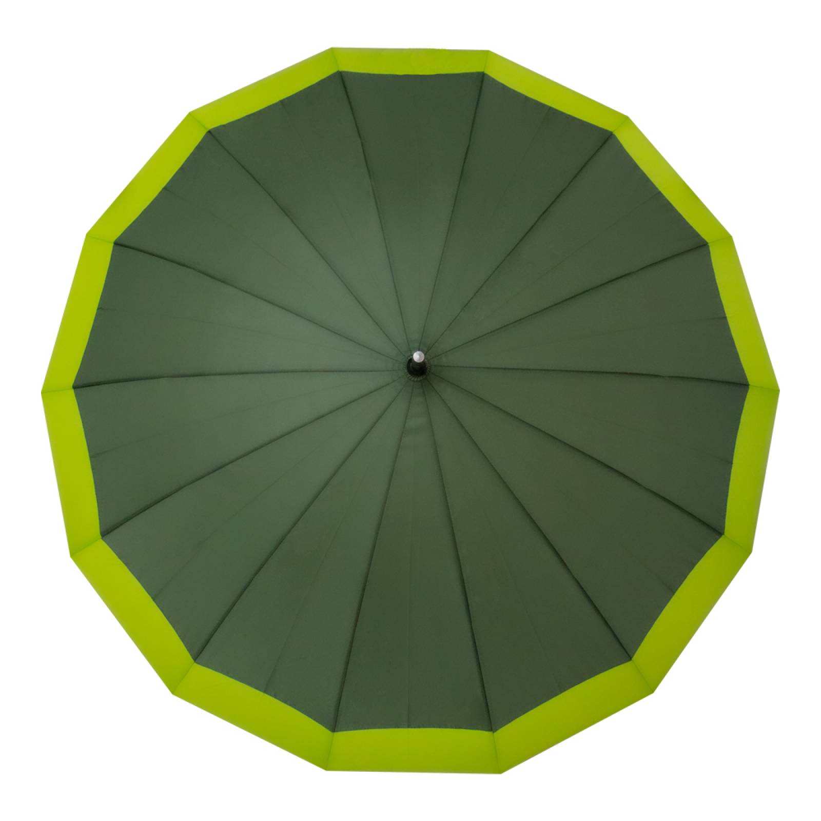 Paquete de 4 Sombrilla Manual de Color de Baston Plegable Para Sol Grande 100 CM Diámetro 14 Varillas Mango Recto