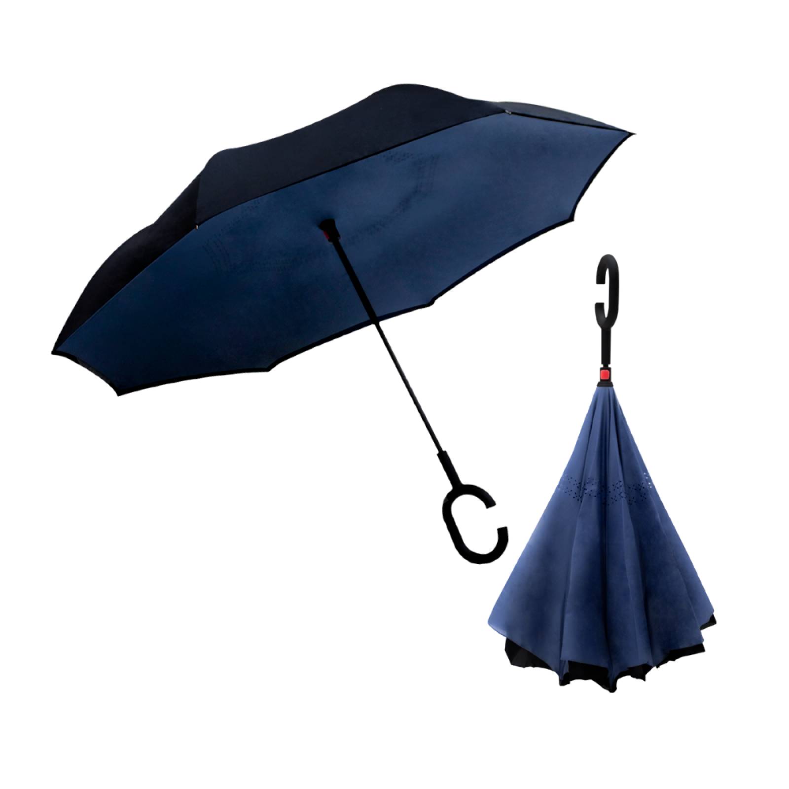 Paraguas Sombrilla Reversible Doble Tela Diseños Diferentes