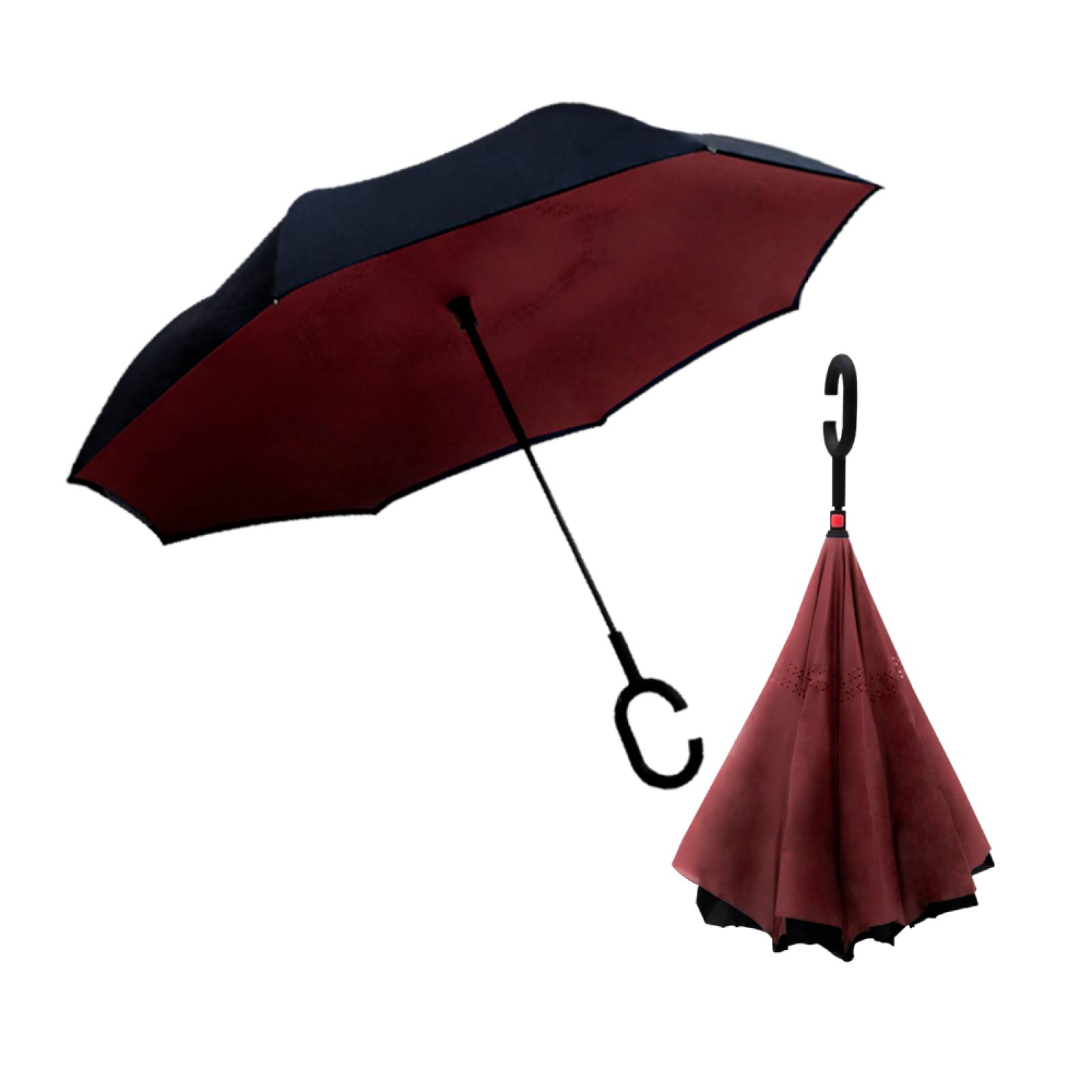 Paraguas Sombrilla Reversible Doble Tela Diseños Diferentes