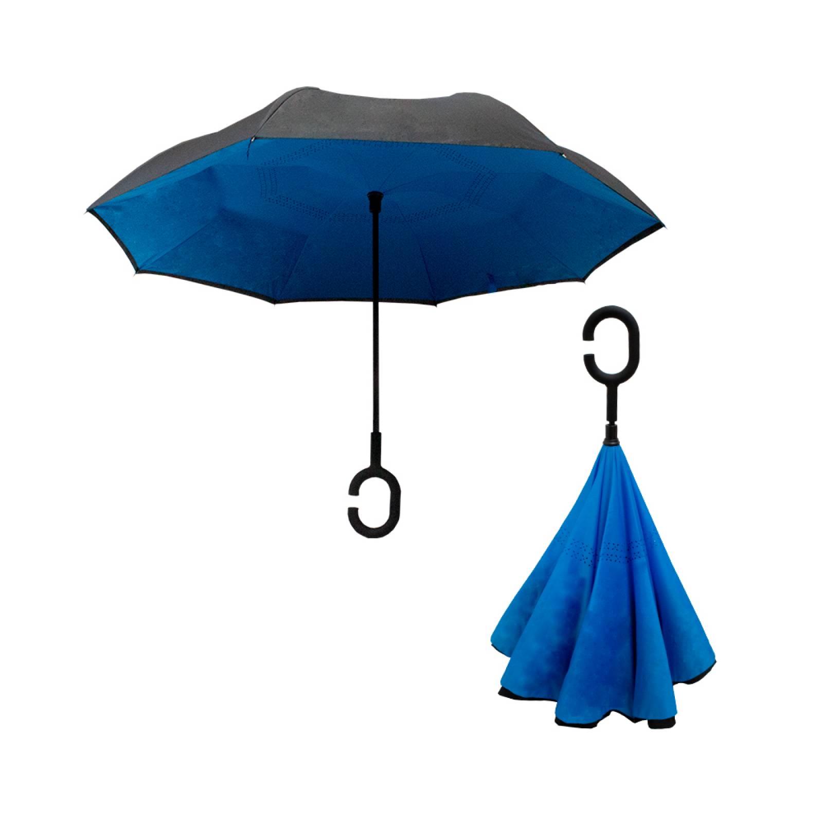 Paraguas Sombrilla Reversible Doble Tela Diseños Diferentes