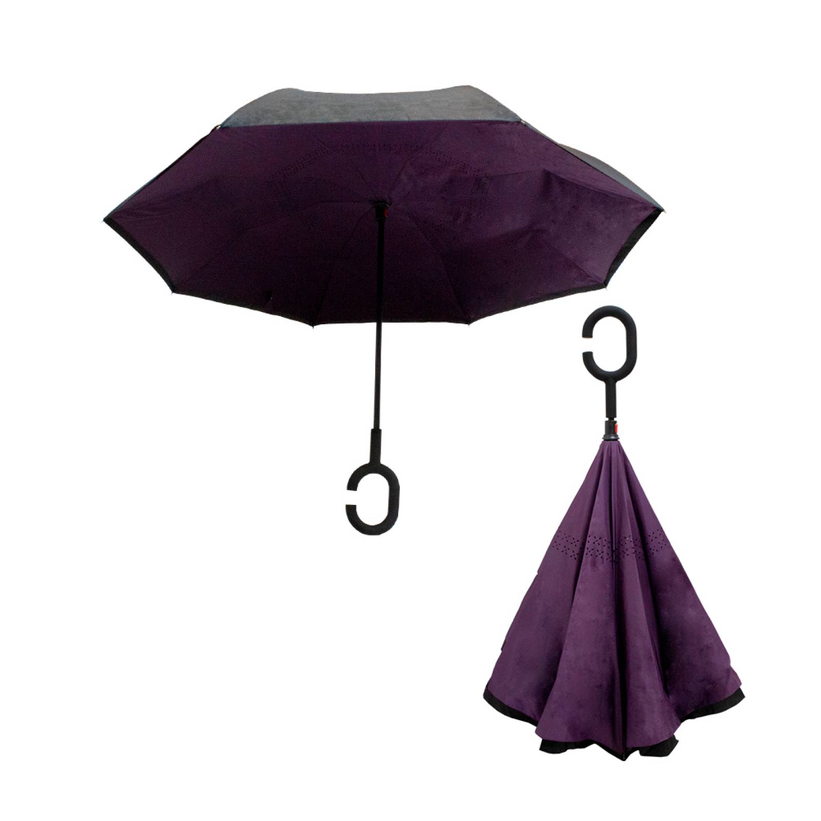 Paraguas Sombrilla Reversible Doble Tela Diseños Diferentes