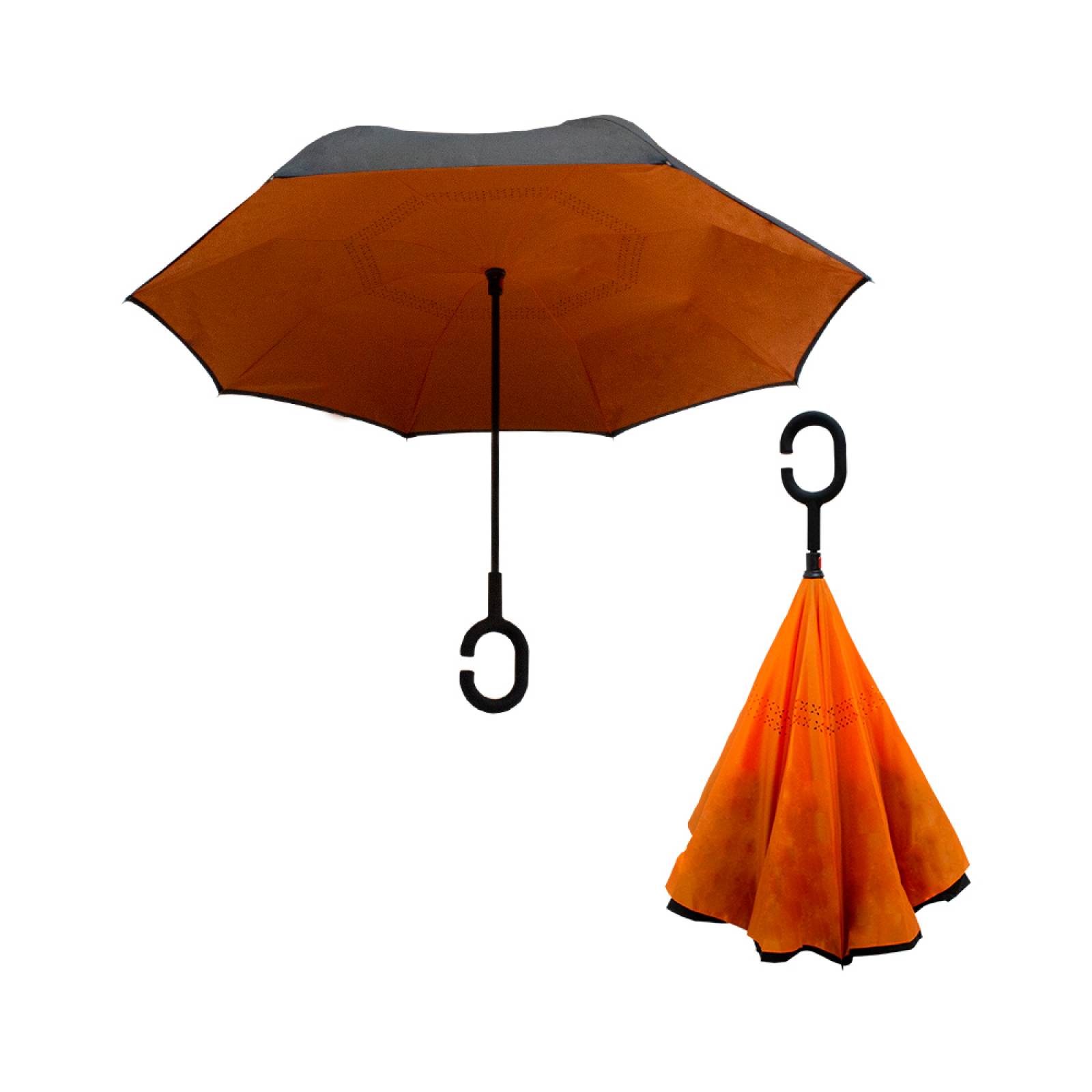 Paraguas Sombrilla Reversible Doble Tela Diseños Diferentes