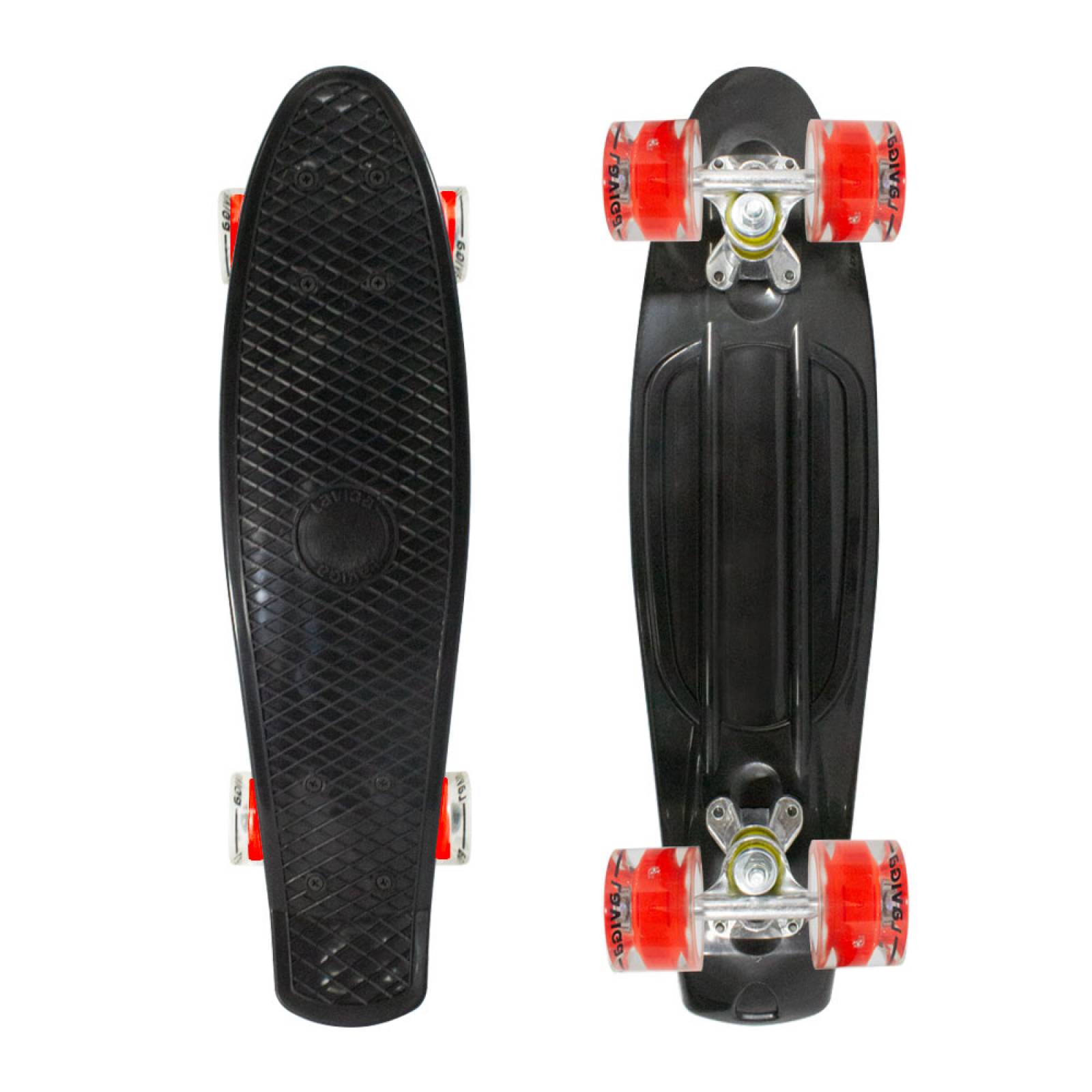 Patineta Tipo Penny Classic Banana De Colores Con Luz Led