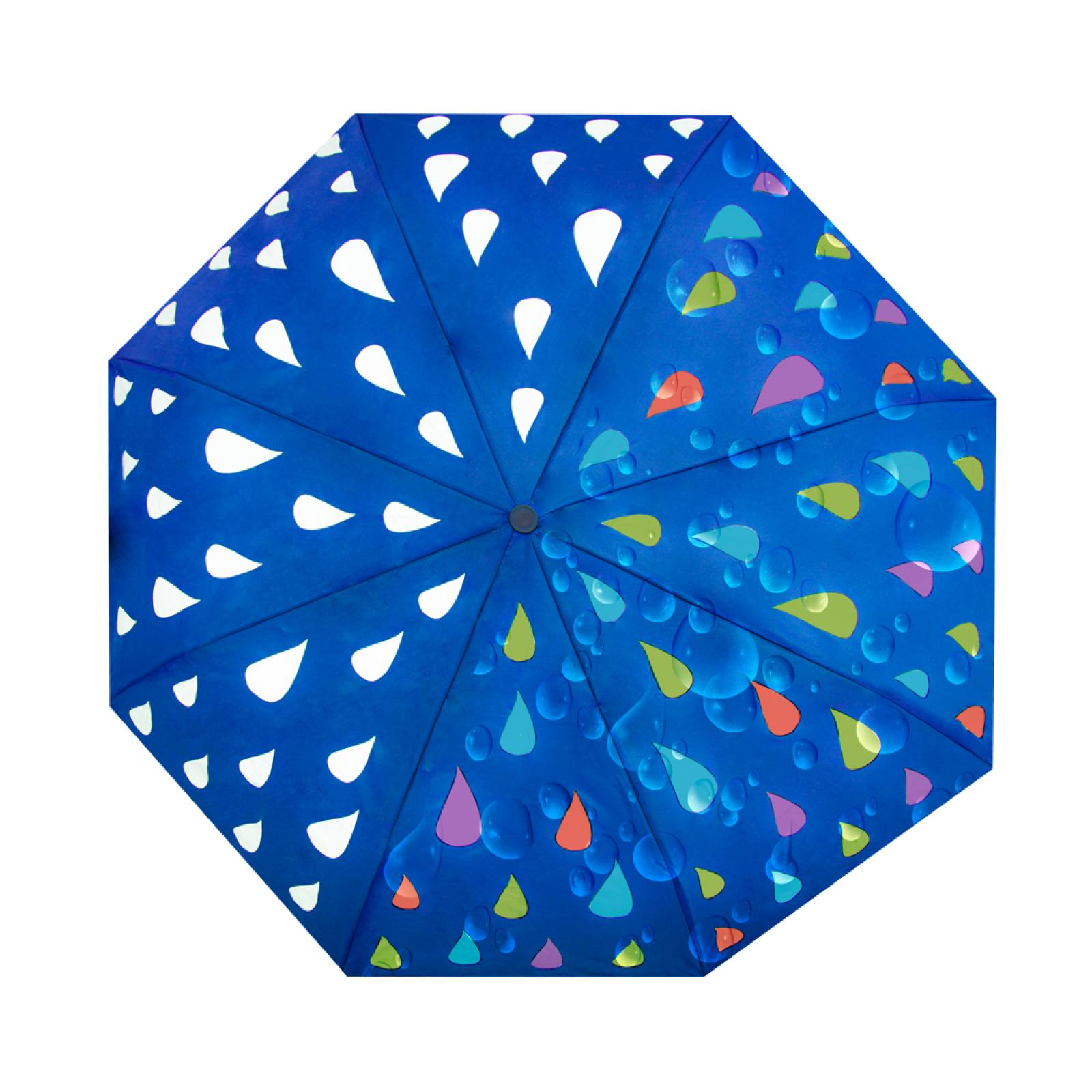 Paraguas Mágico Automático De Gotas Cambia De Color