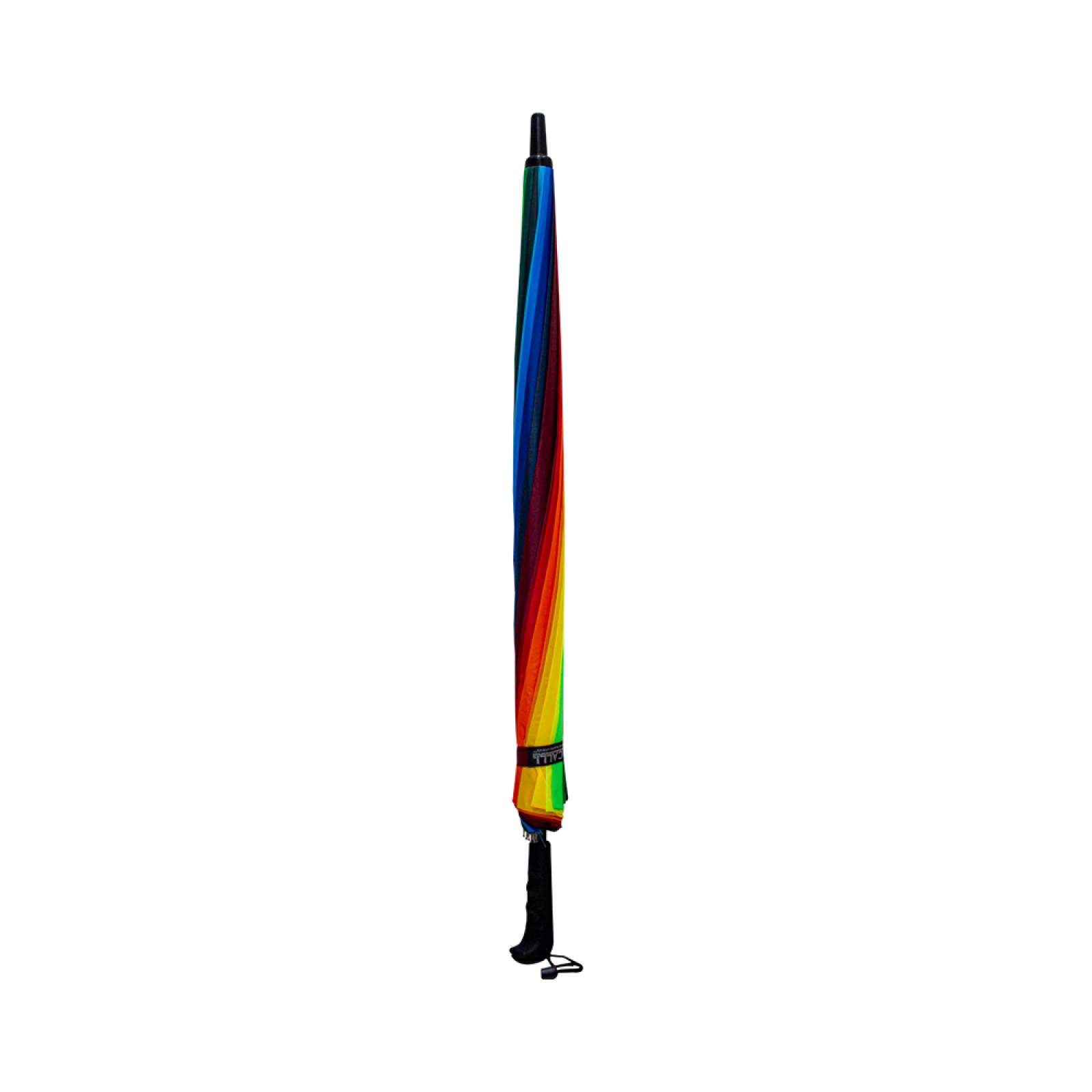 Paraguas Sombrilla Multicolor Arcoiris Semiautomático 12 Pzs