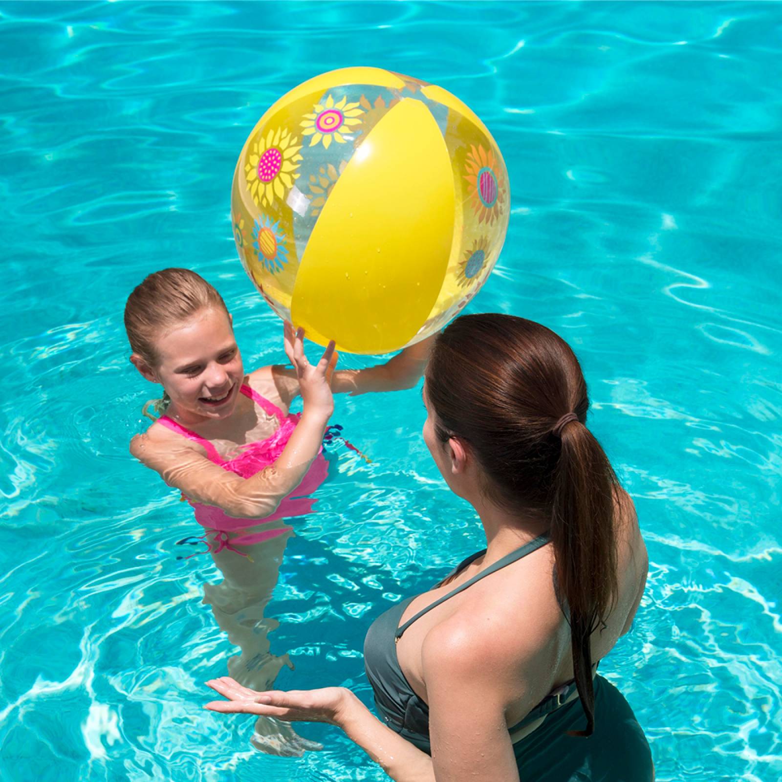 Pelota De Playa Inflable De Colores Bestway Mayoreo 6 Piezas