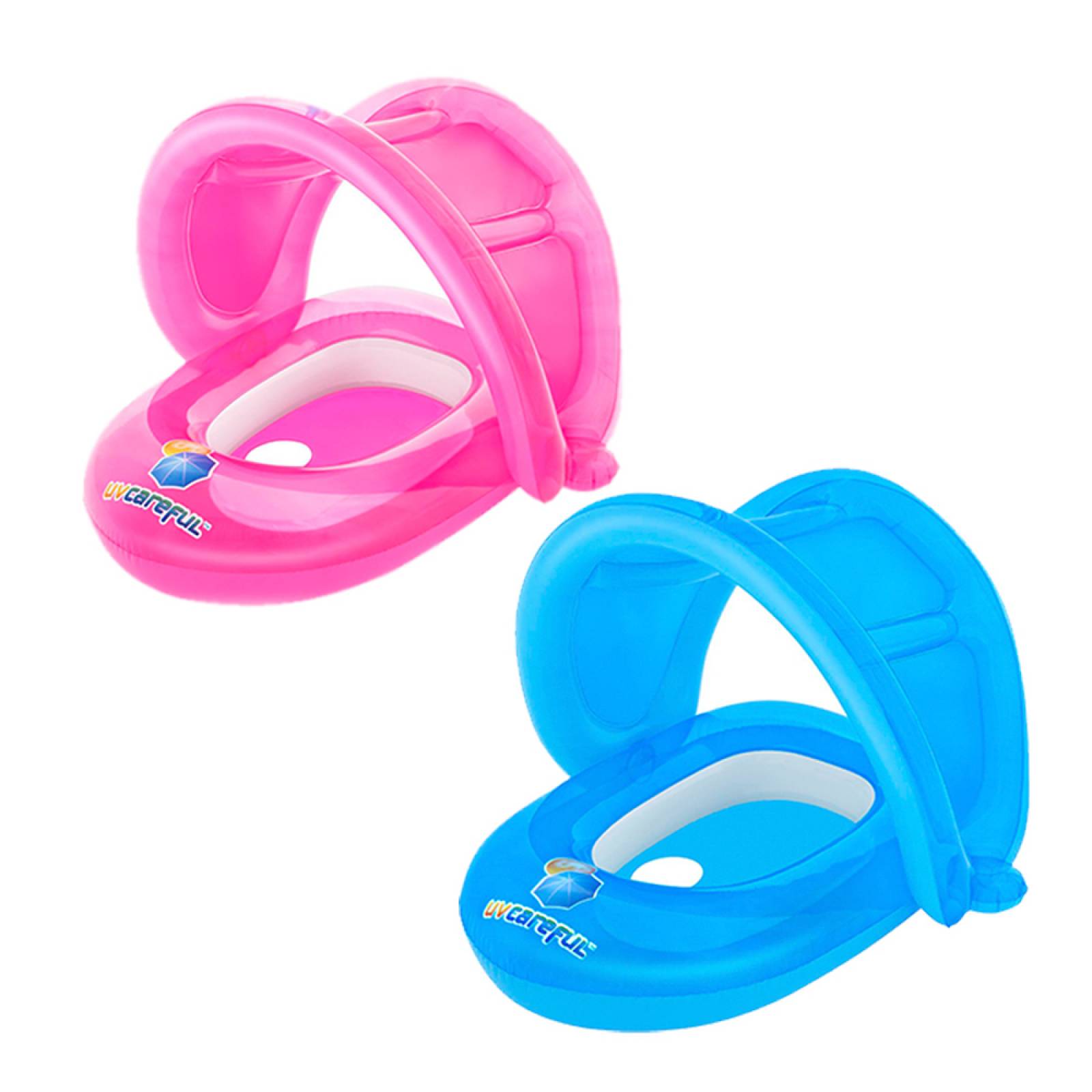 Silla Inflable Salvavidas Para Bebé De Color Con Techo