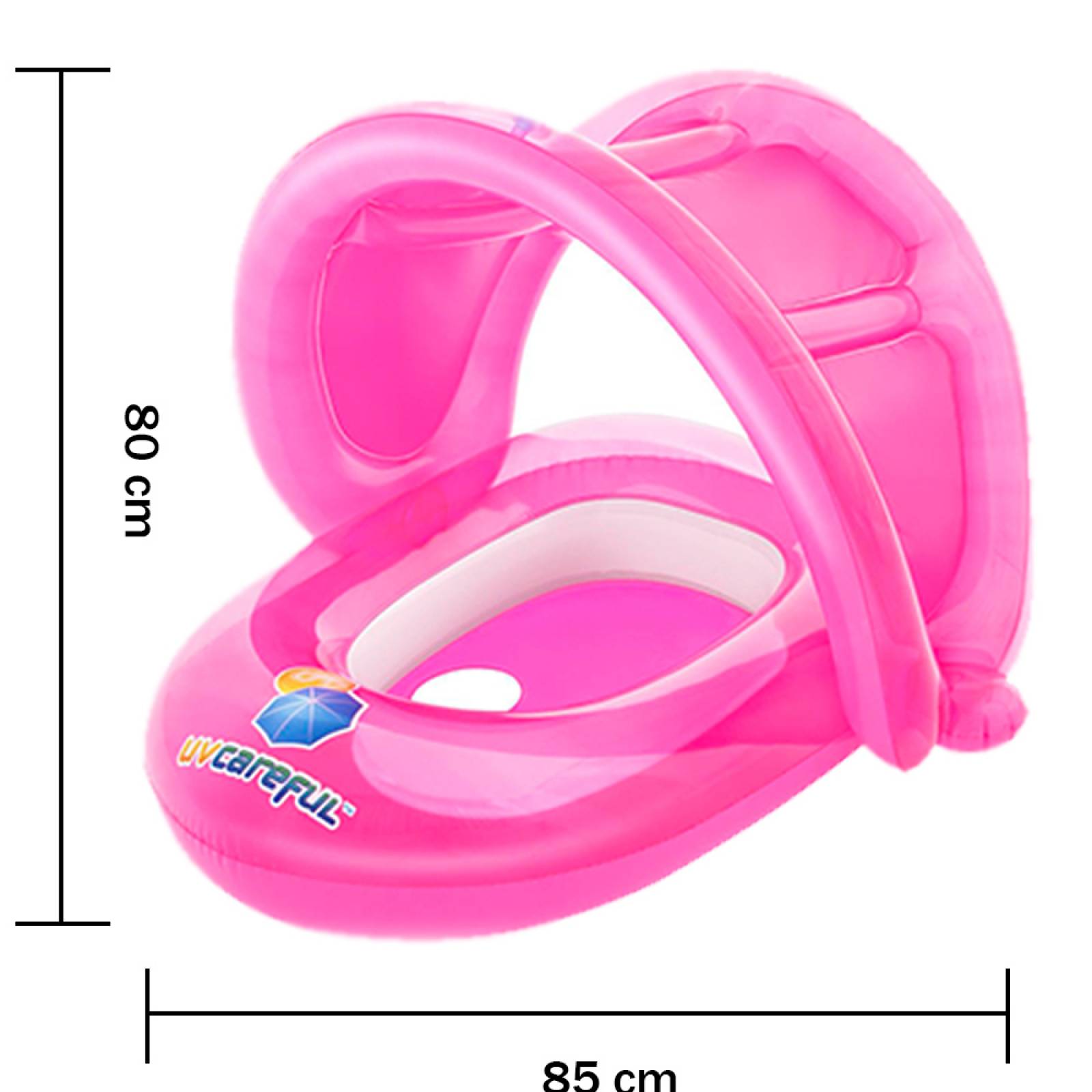 Silla Inflable Salvavidas Para Bebé De Color Con Techo