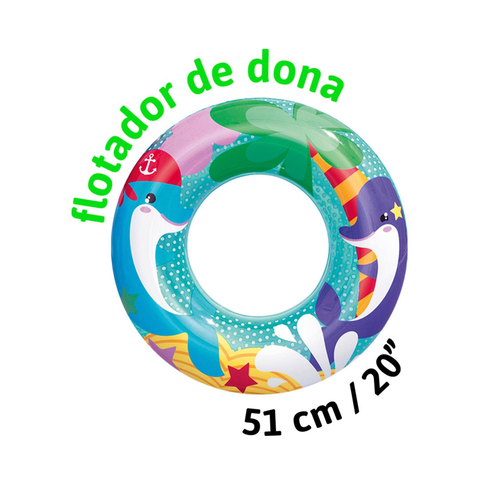 Salvavidas De Mayoreo Inflable Infantil De 51 Cm 6 Piezas