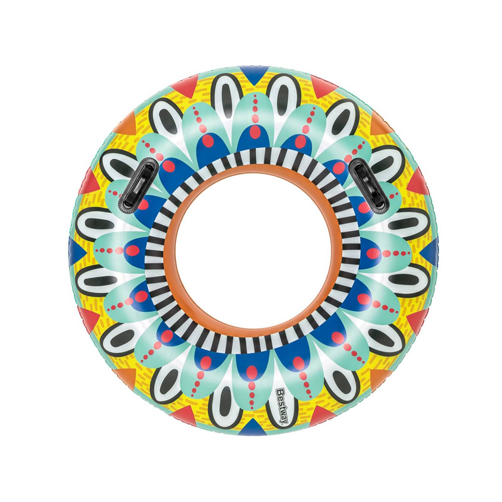 Dona Salvavidas Inflable Aro Flotador Tropical Grande 107 Cm