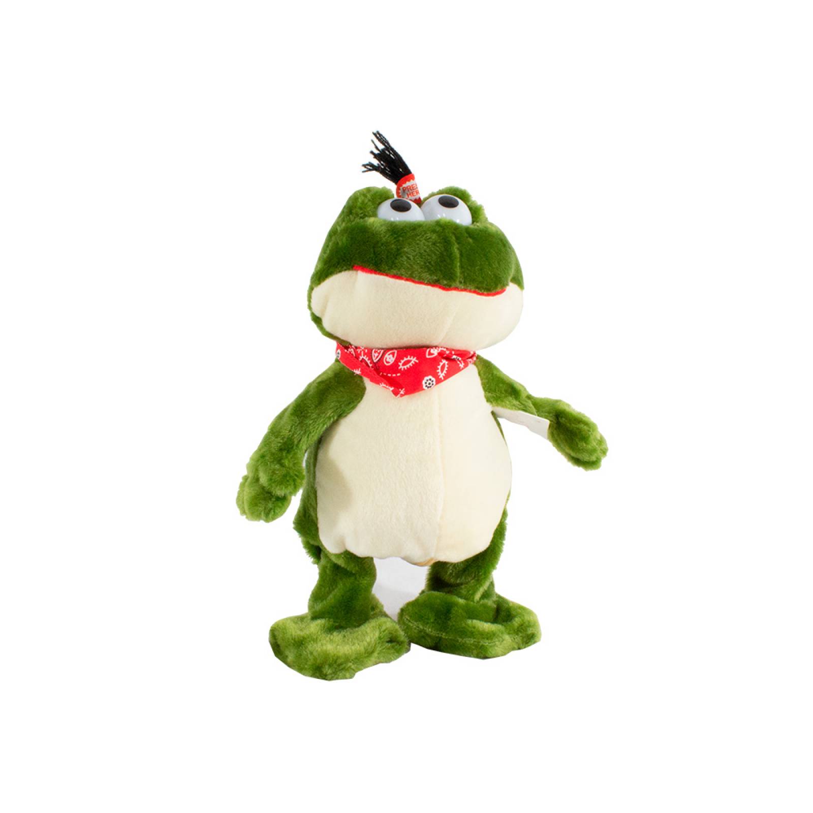 Rana Peluche Bailarina Musical Ranita Con Sonidos Movimiento