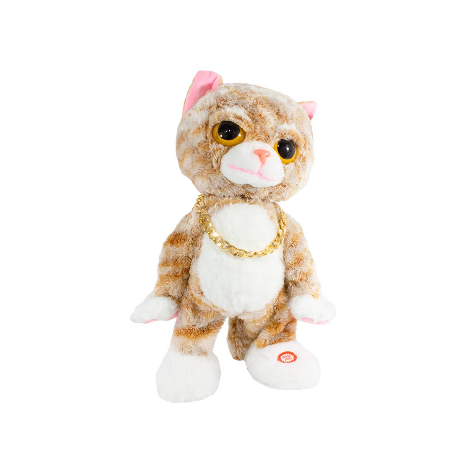 Gato De Peluche Musical Bailarin Mecanico Gatito Rudo 35 Cm