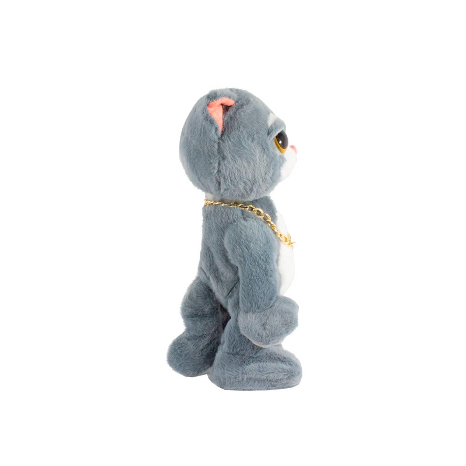 Gato De Peluche Musical Bailarin Mecanico Gatito Rudo 35 Cm