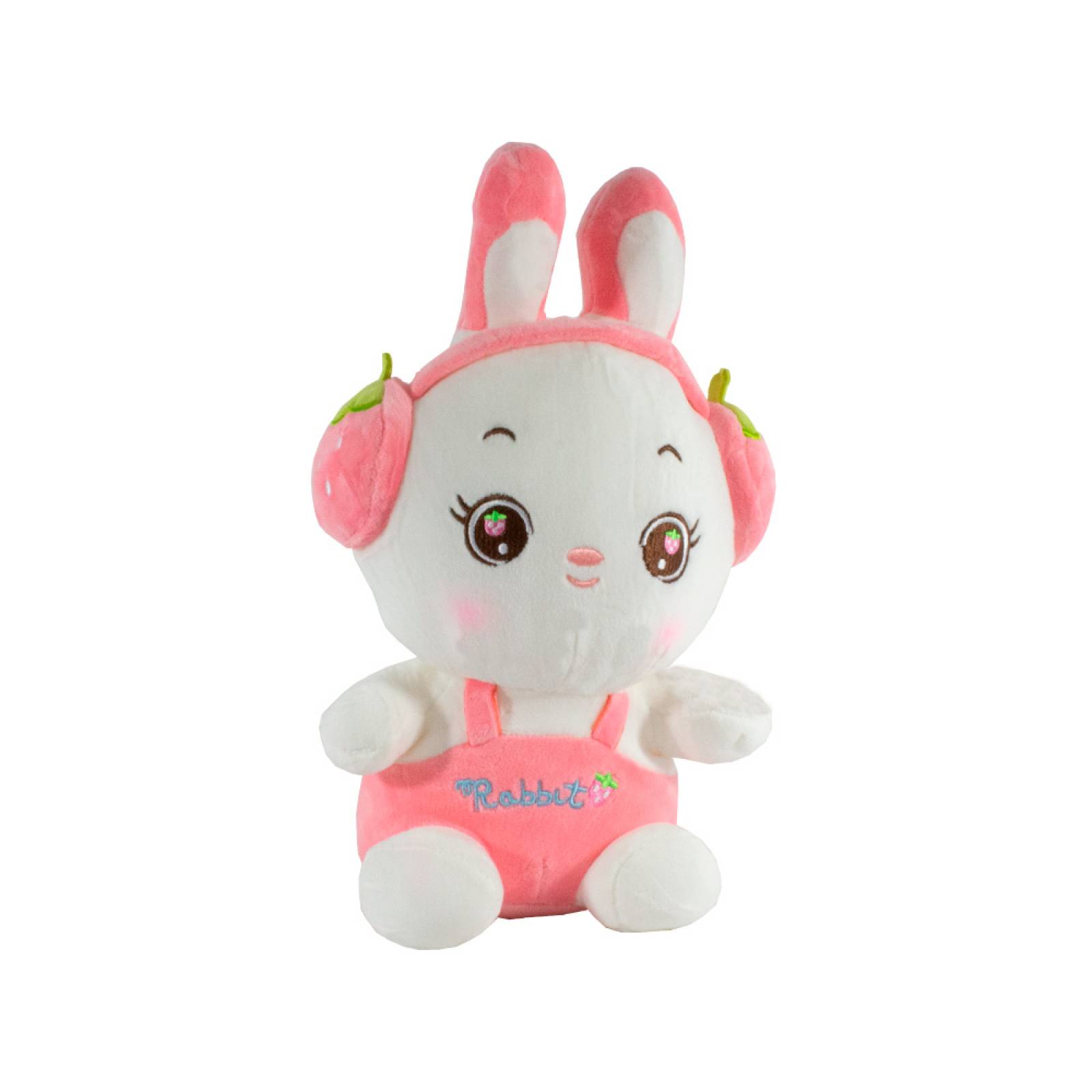 Conejo De Peluche Tierno Rosa Pequeño Felpa Ultra Suave
