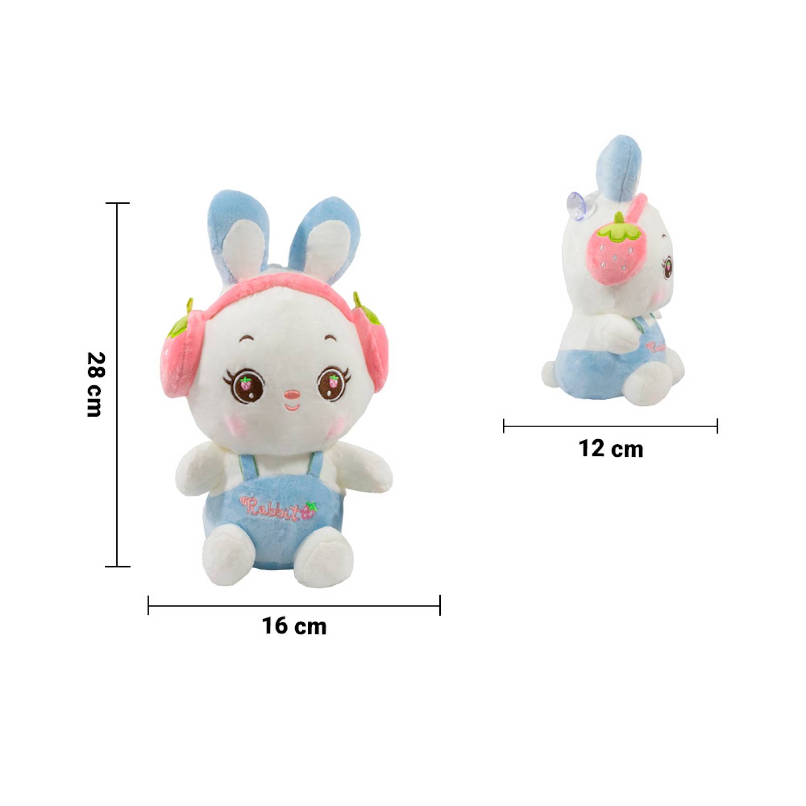 Conejo De Peluche Tierno Rosa Pequeño Felpa Ultra Suave