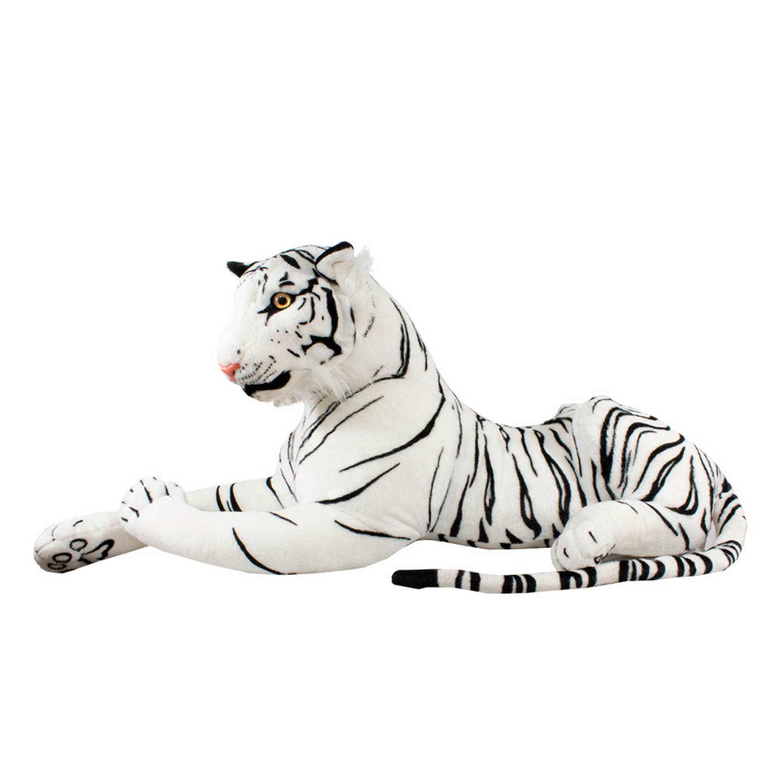 Felino Peluche Gigante Aspecto Real Leon Tigre Leopardo 1 Mt