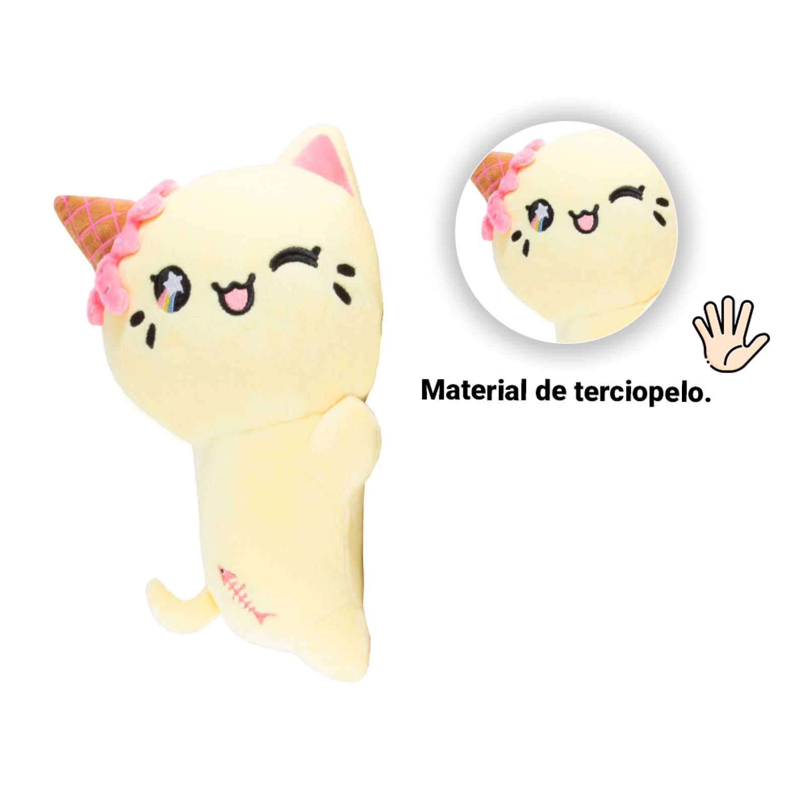 Gato De Peluche Kawaii Gatito De Peluche Ultra Suave