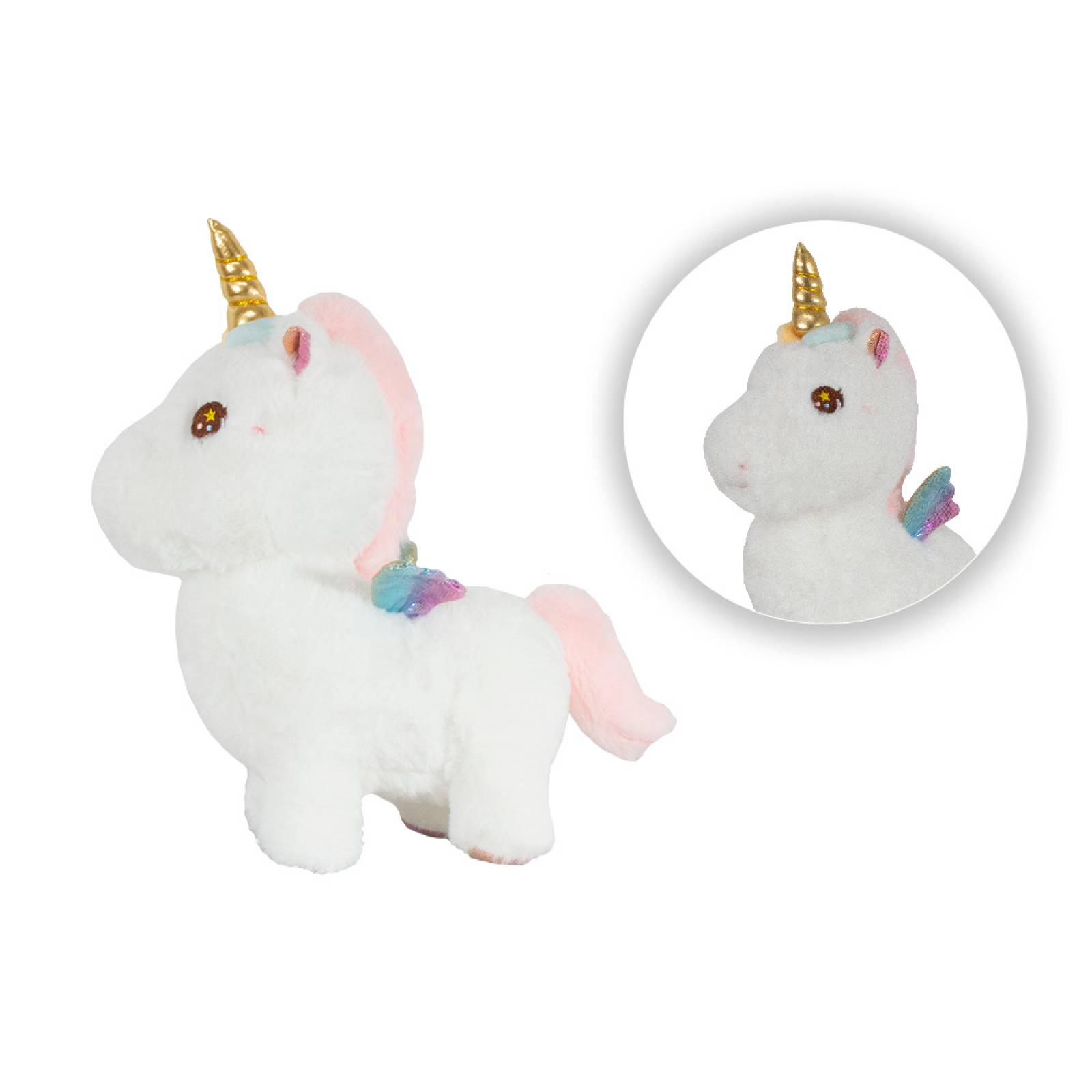 Unicornio Pony De Peluche Grande Suave Juguete Infantil 25cm