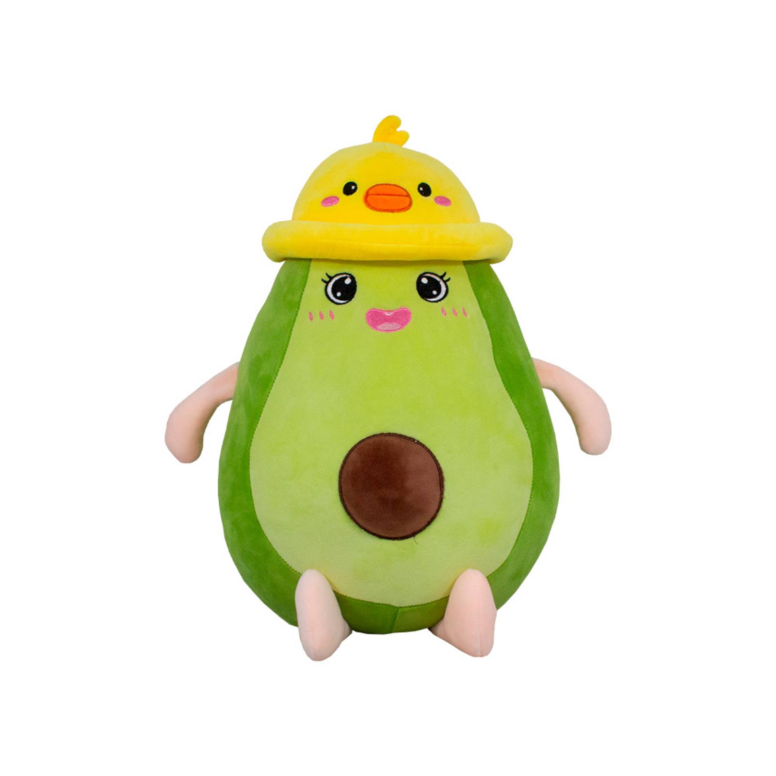 Peluche de Aguacate Kawaii Suave Y Esponjoso Cojin de Aguacate 50 cm