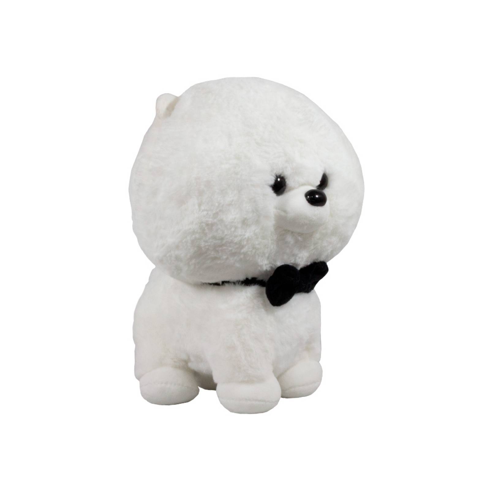 Perrito de Peluche Con Moño Suave y Esponjoso Cachorro de Peluche