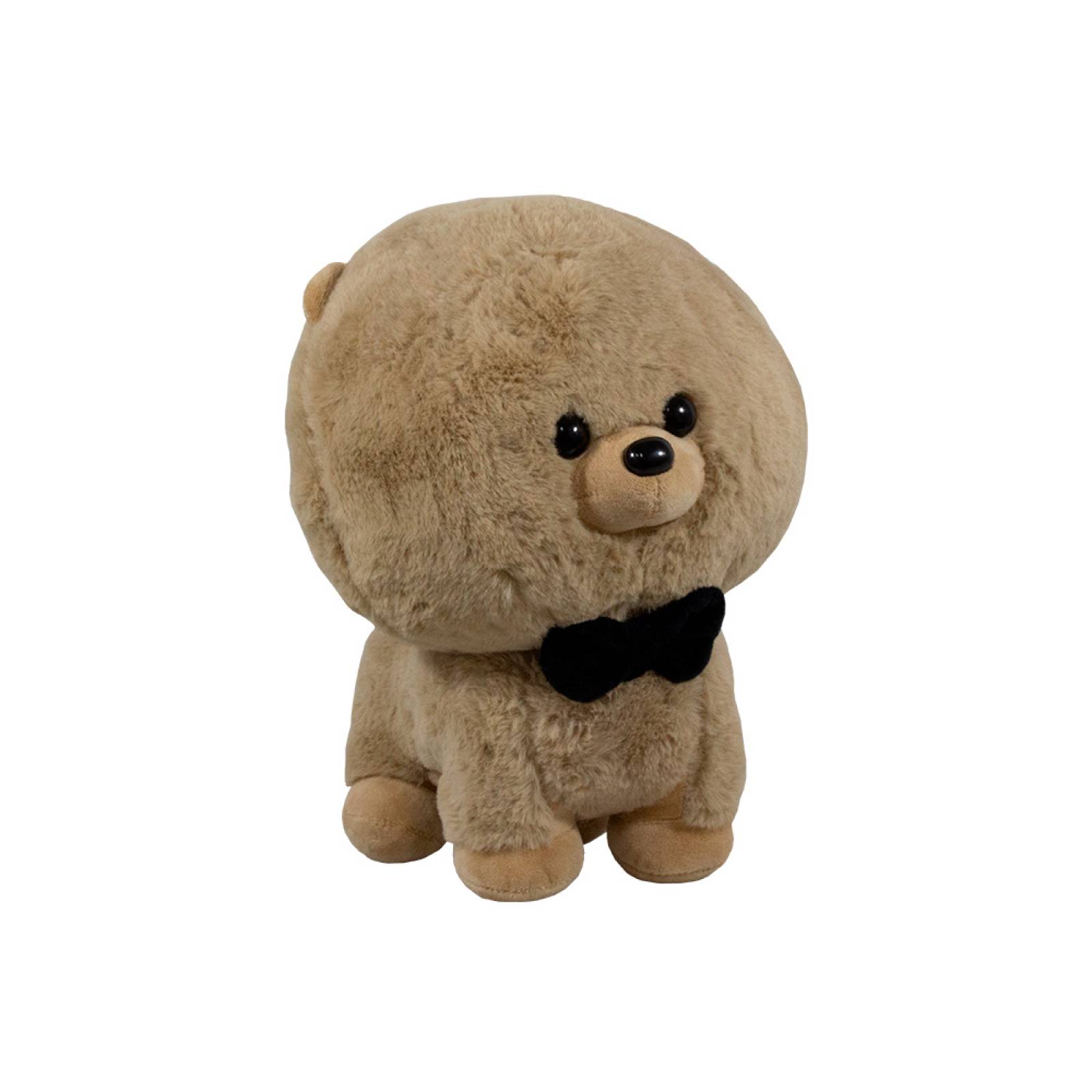Perrito de Peluche Con Moño Suave y Esponjoso Cachorro de Peluche