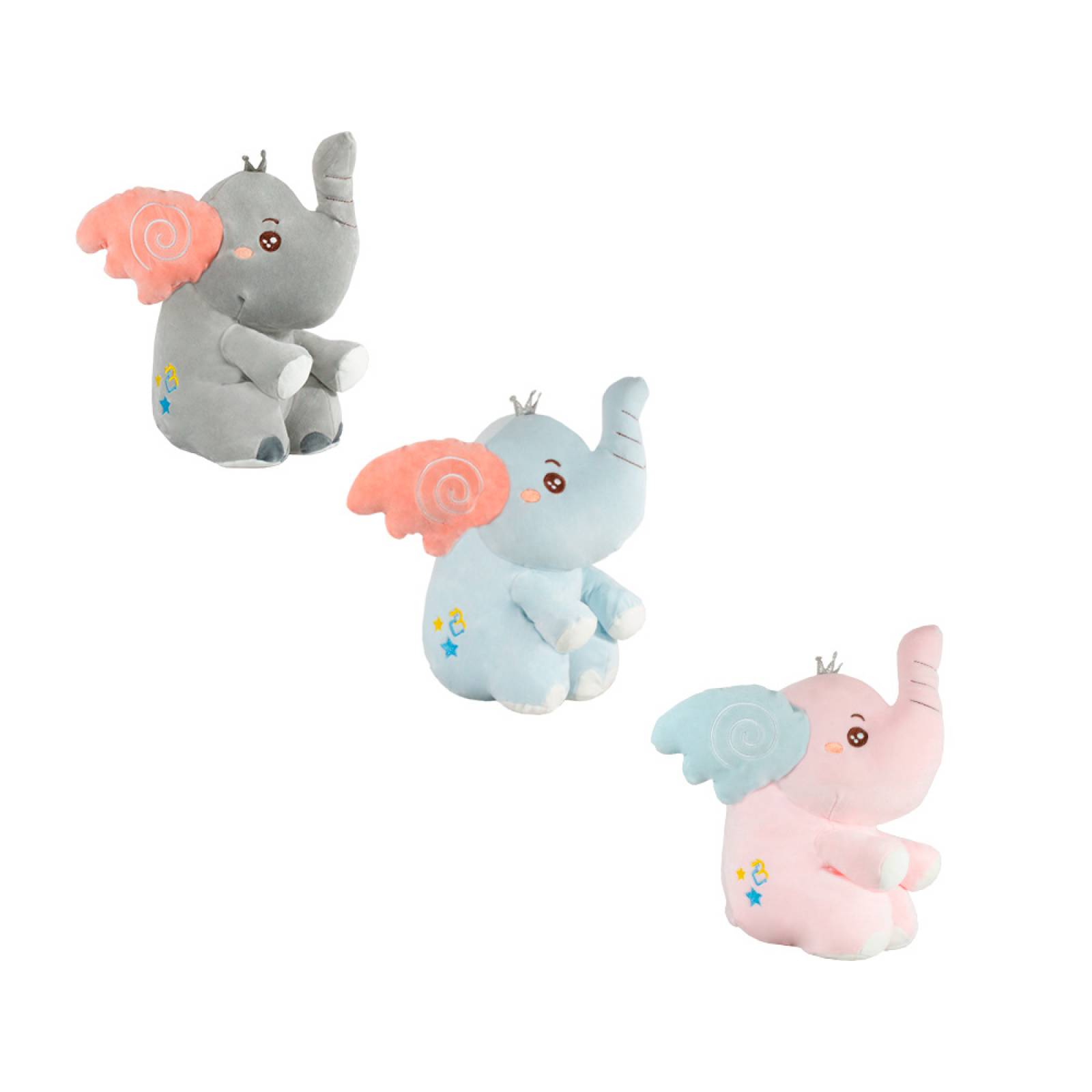 Elefante De Peluche Kawaii Grande Ultra Suave y Esponjoso