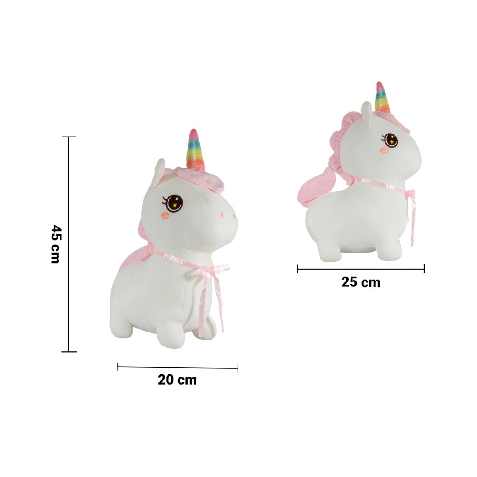 Unicornio De Peluche Hipoalergenico Suave Unicornio 45 Cm