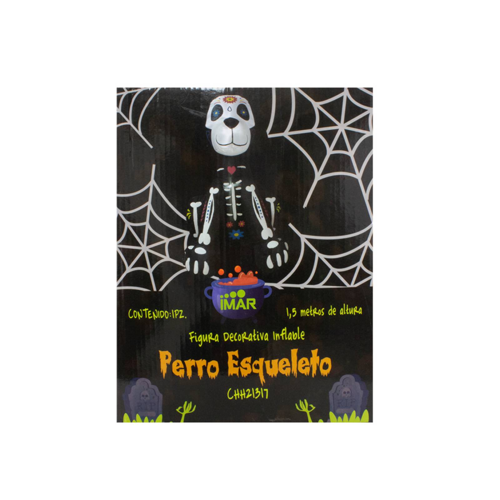 Inflable De Halloween Fantasma Perro Decorativo Exterior