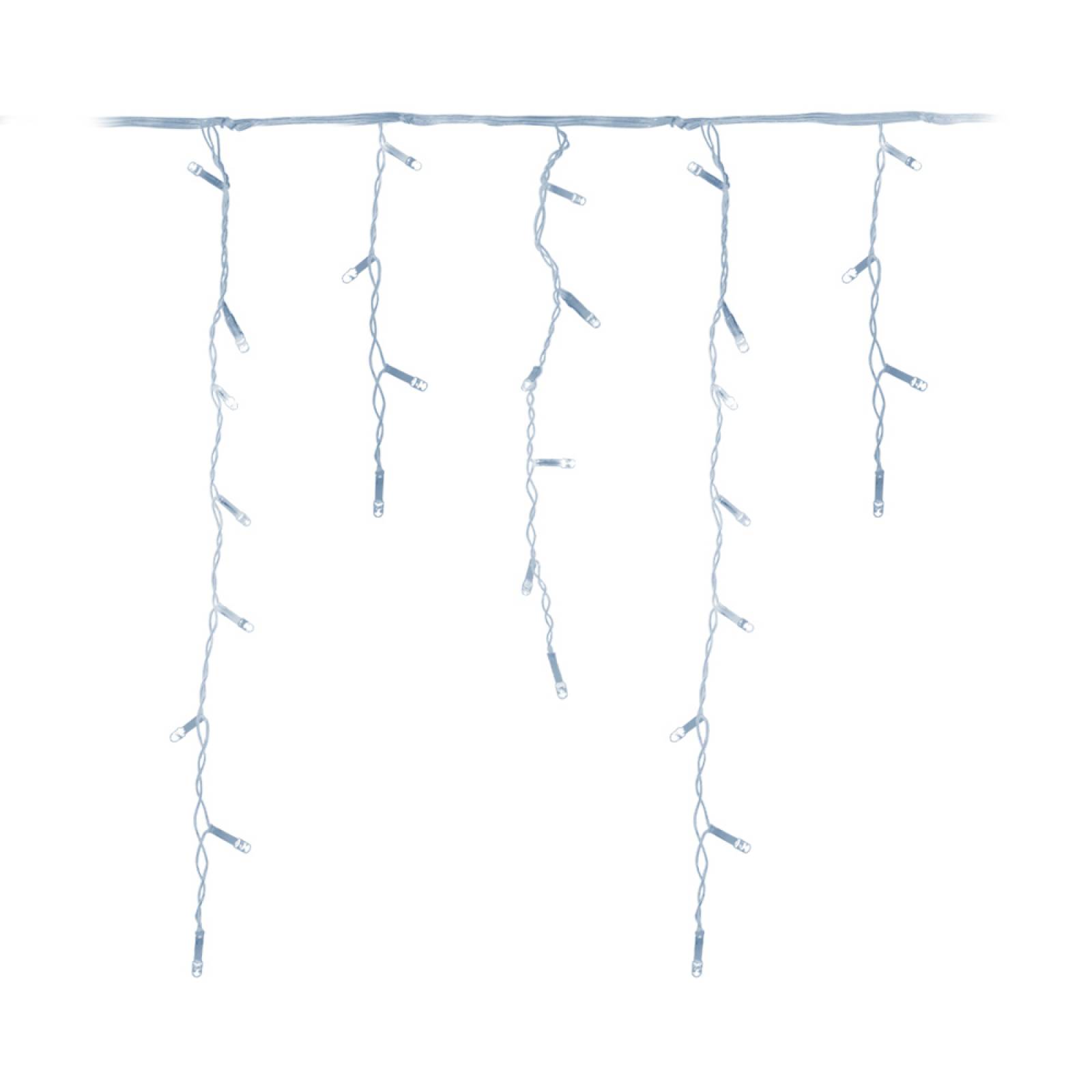 Serie Cascada Luz Blanca 300 Led 8 Funciones 6 Metros