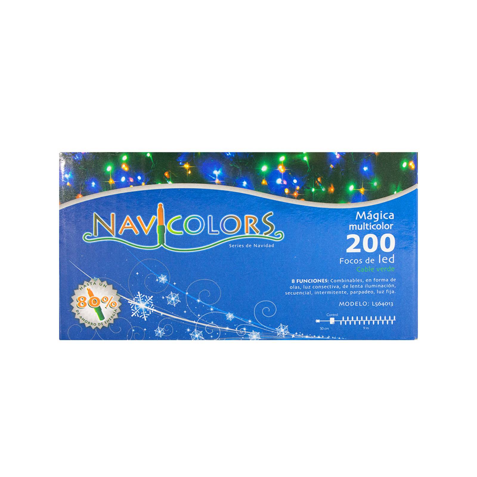 Serie De Luces 300 Led Luz Multicolor 8 Funciones 14 Mts