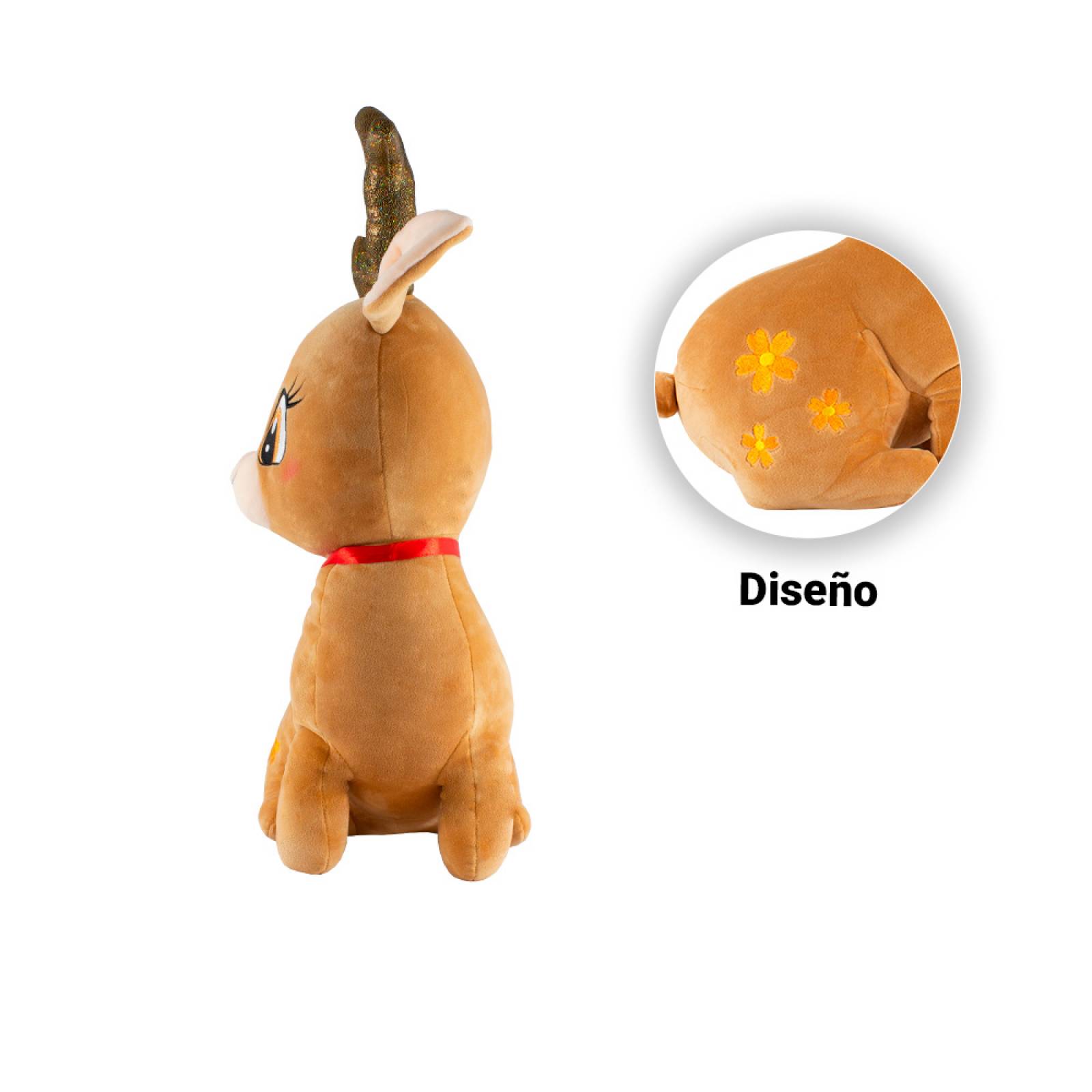 Reno De Peluche Navideño Juguete Decoración Navidad Grande