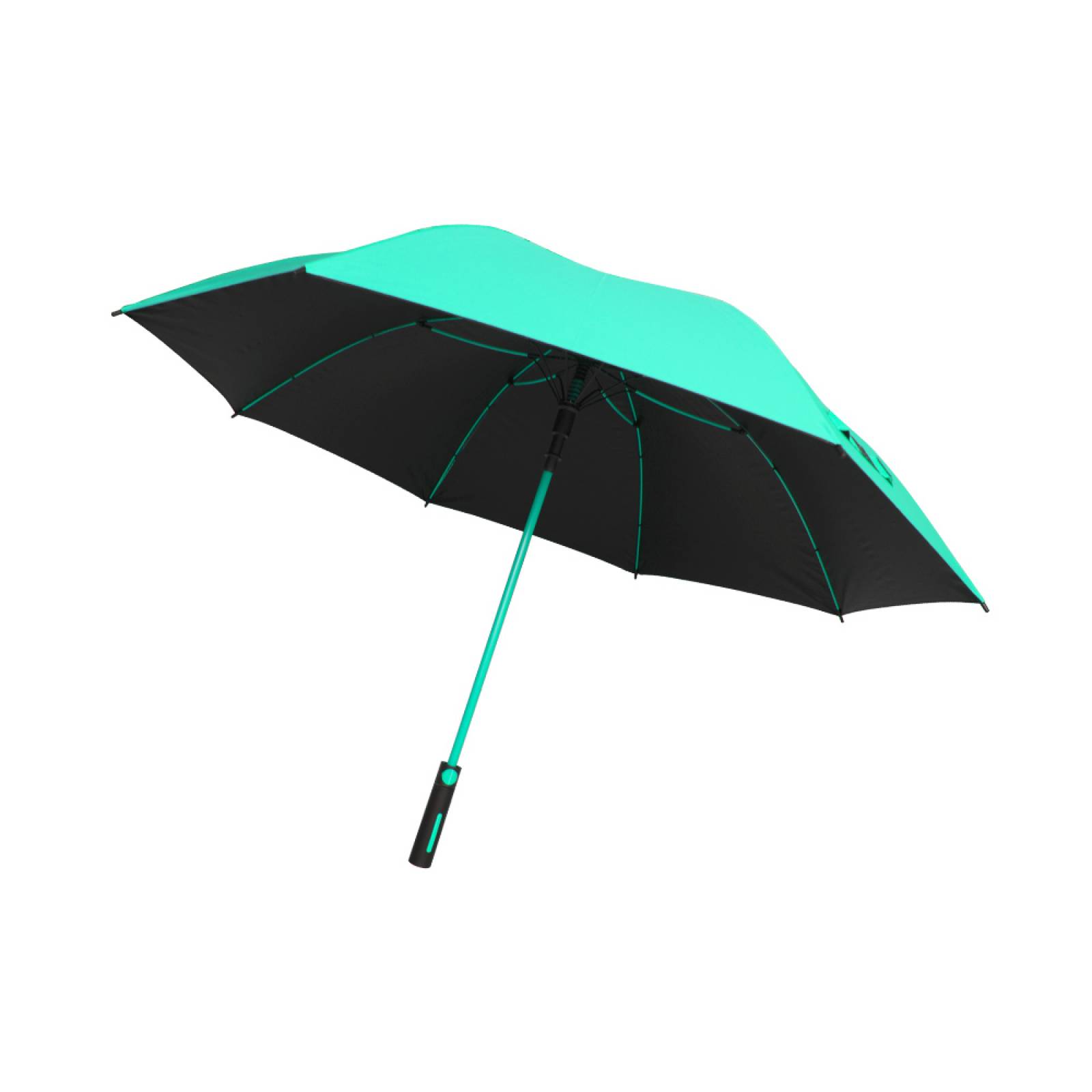 Paraguas Sombrilla De Golf Varillas De Color Semiautomático Tela Resistente