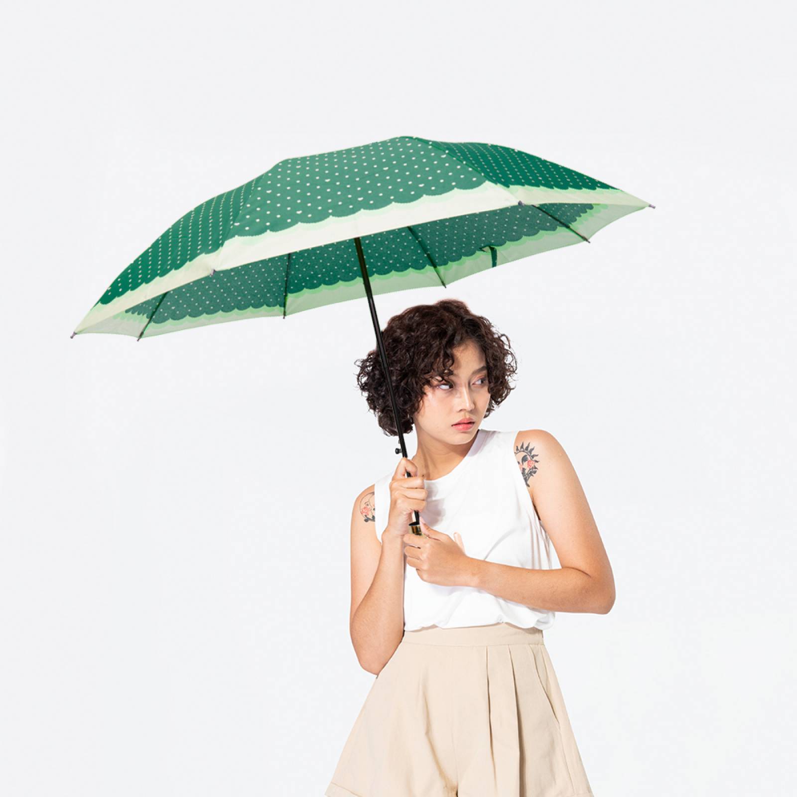 Paraguas de bolsillo Reforzado, Resistente a Vientos y Lluvias Fuertes, Mango Ergonómico y automático, con funda incluida Fácil de Transportar