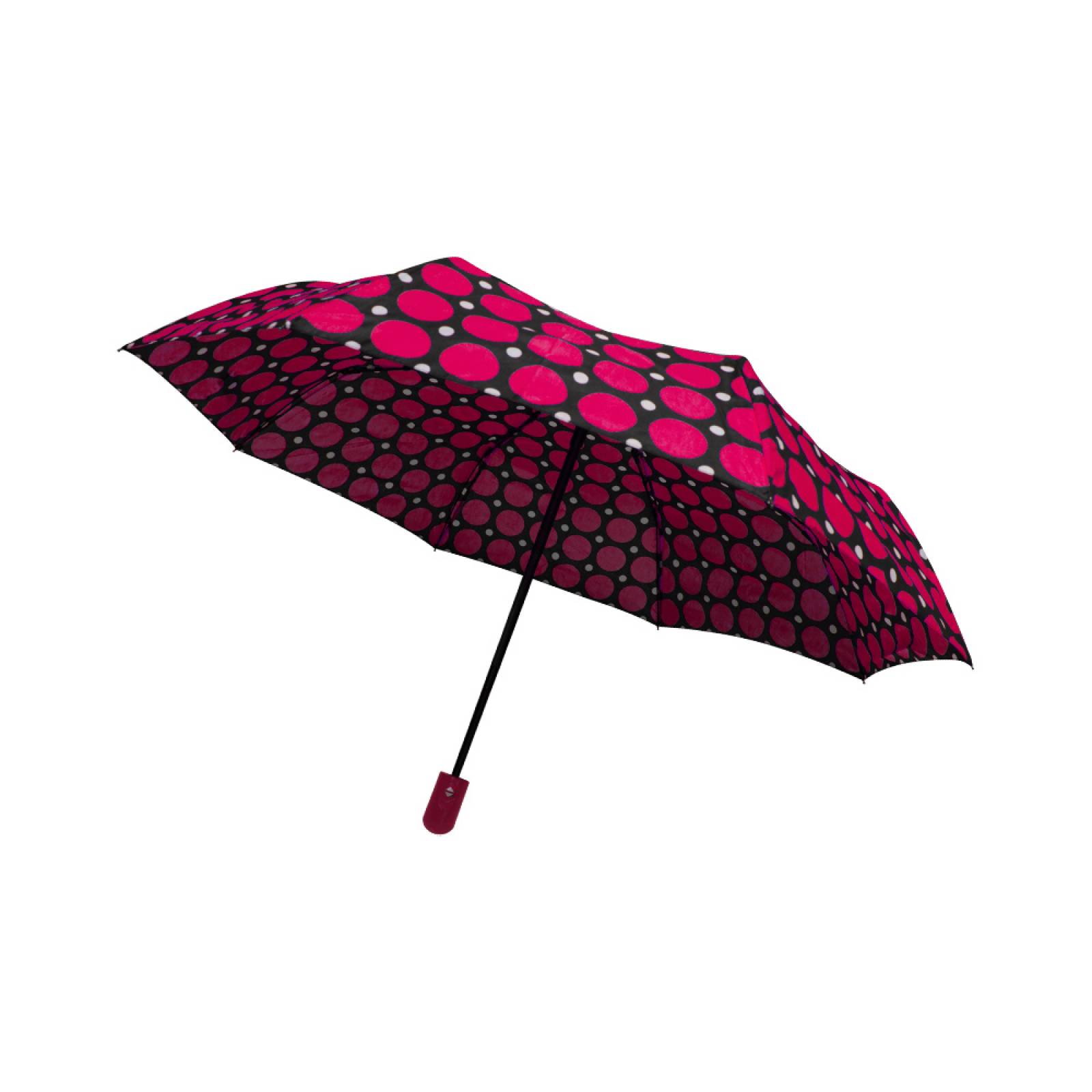 Paraguas Sombrilla De Bolsillo Lunares Sencillo Automático Importadora La Merced