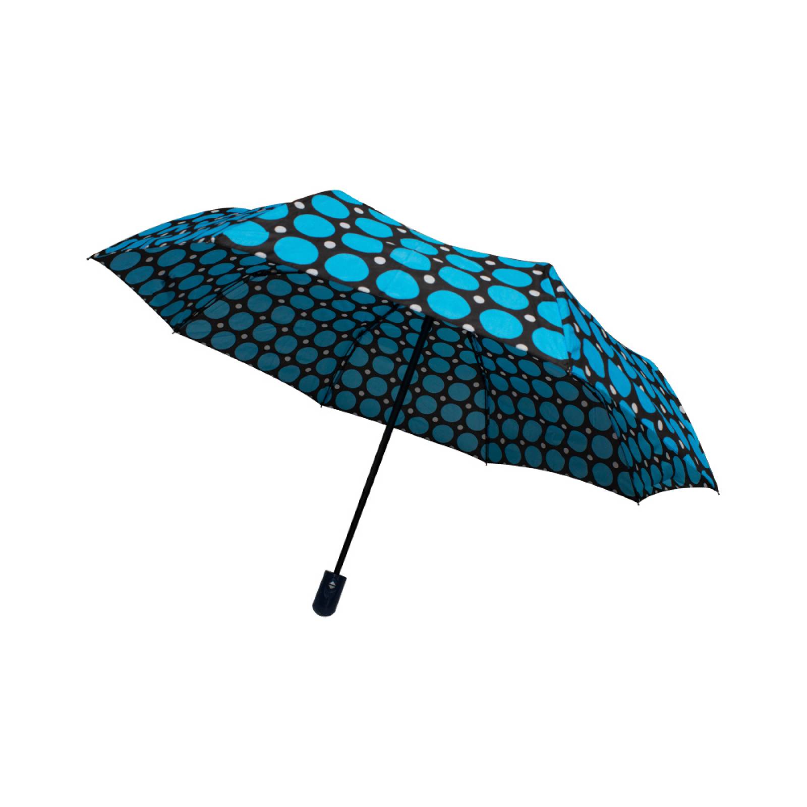 Paraguas Sombrilla De Bolsillo Lunares Sencillo Automático Importadora La Merced