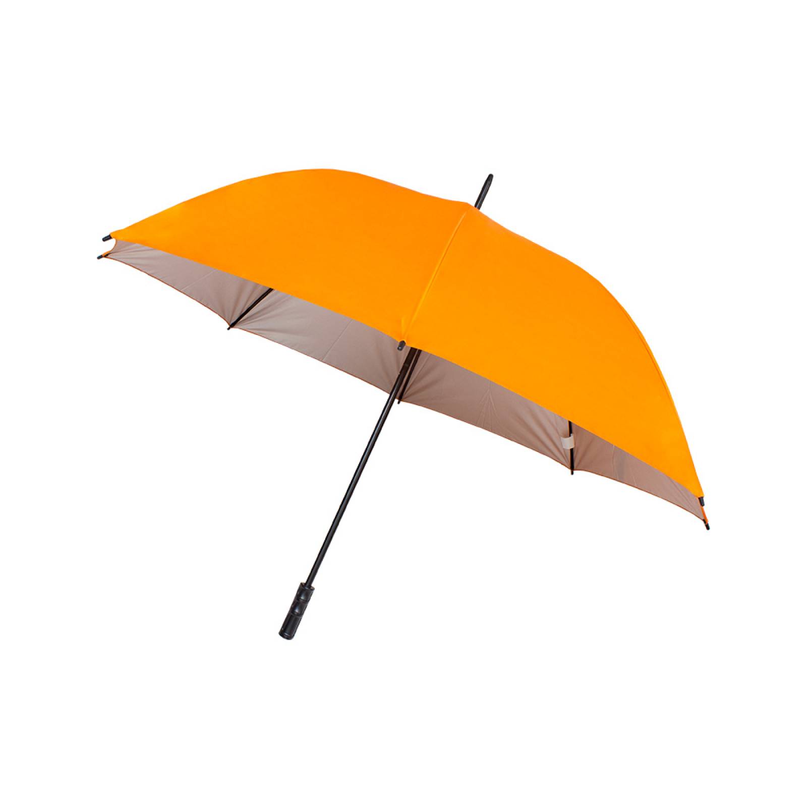 Paraguas Manual Con Filtro Solar Rompevientos 8 Varillas Mango Recto Largo y Con Filtro UV