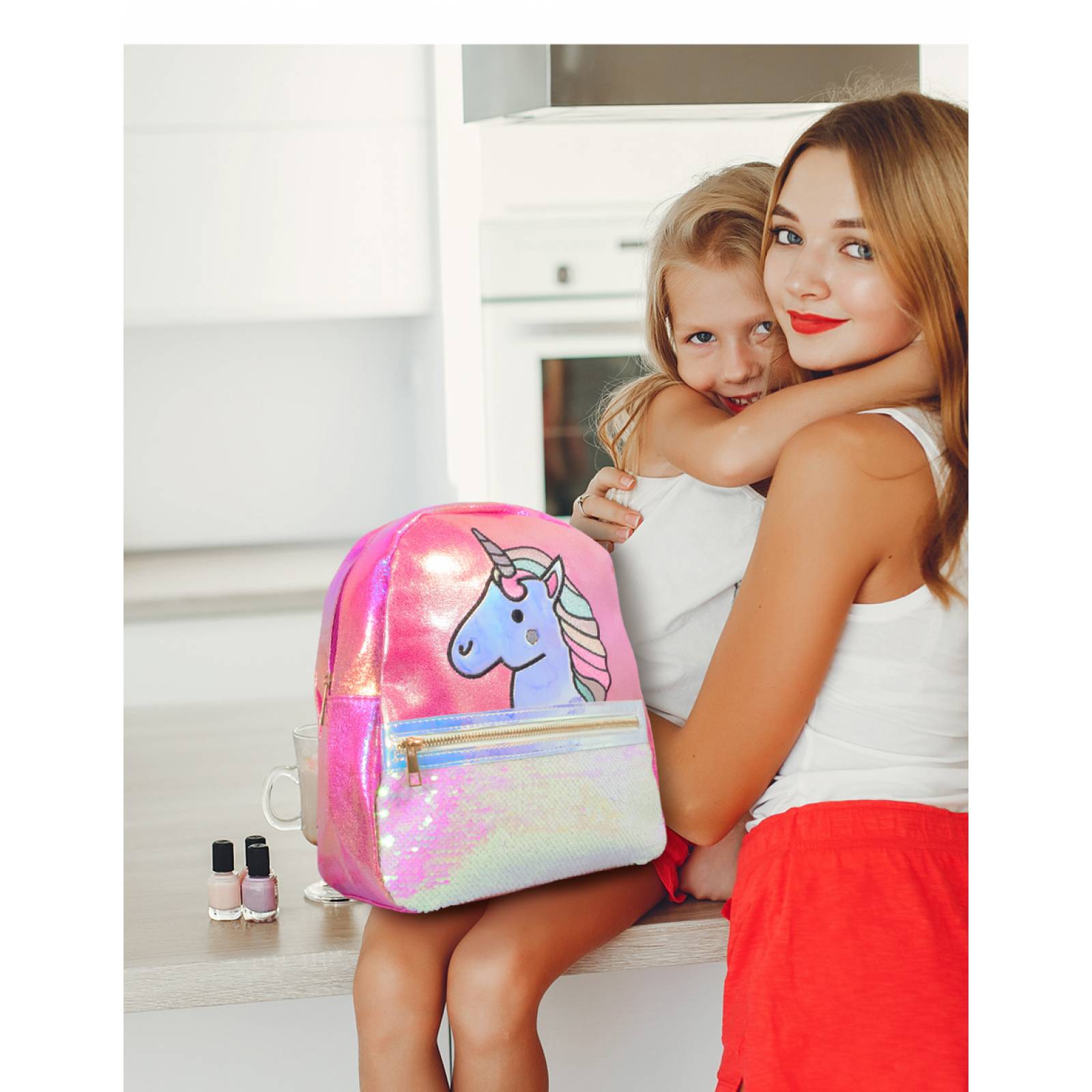 Mochila escolar para niñas, Mochila de moda para Mujer con diseño de Unicornio ideal para todas las ocasiones