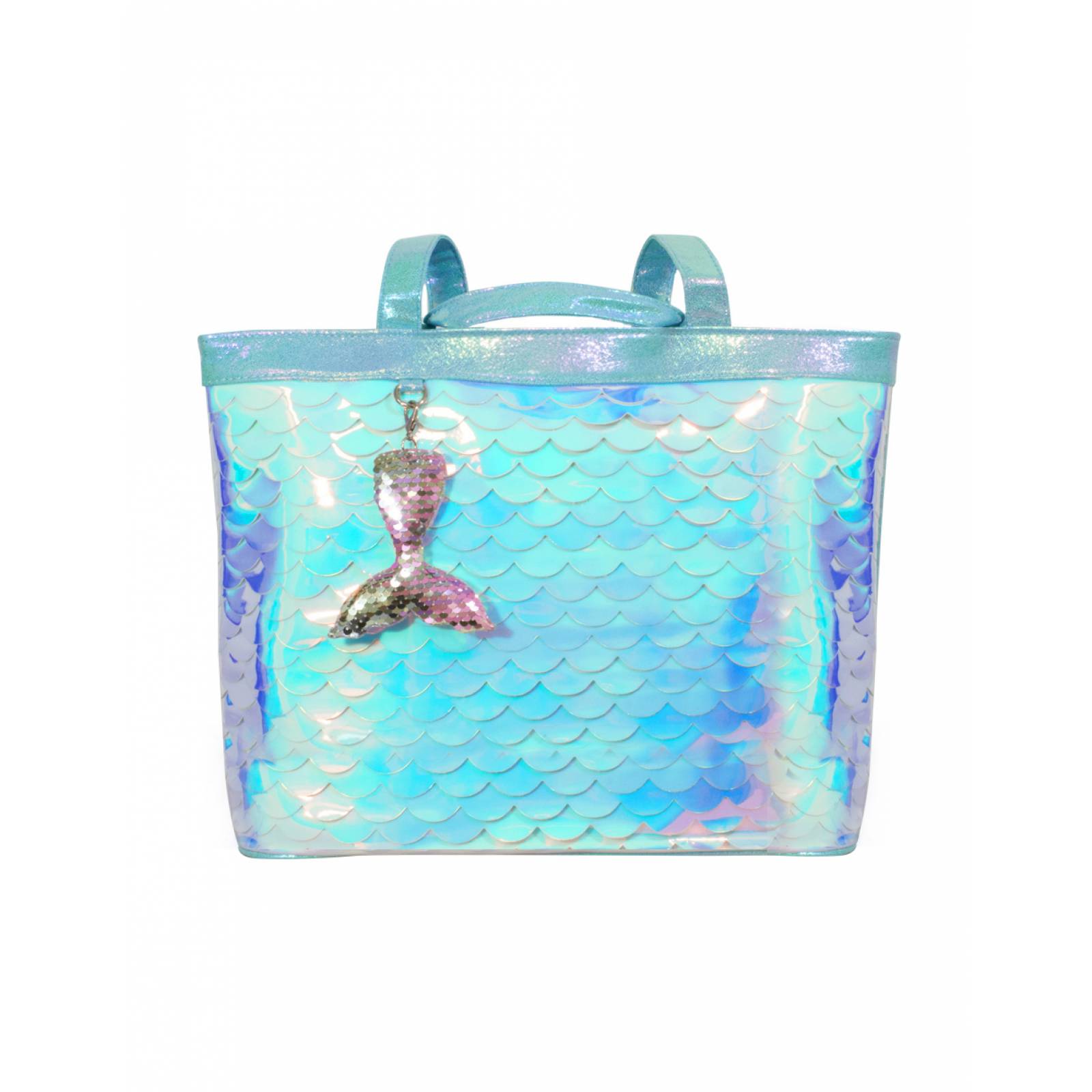 Bolso bandolera de de sirena para niñas y adolecentes y Llavero de regalo.