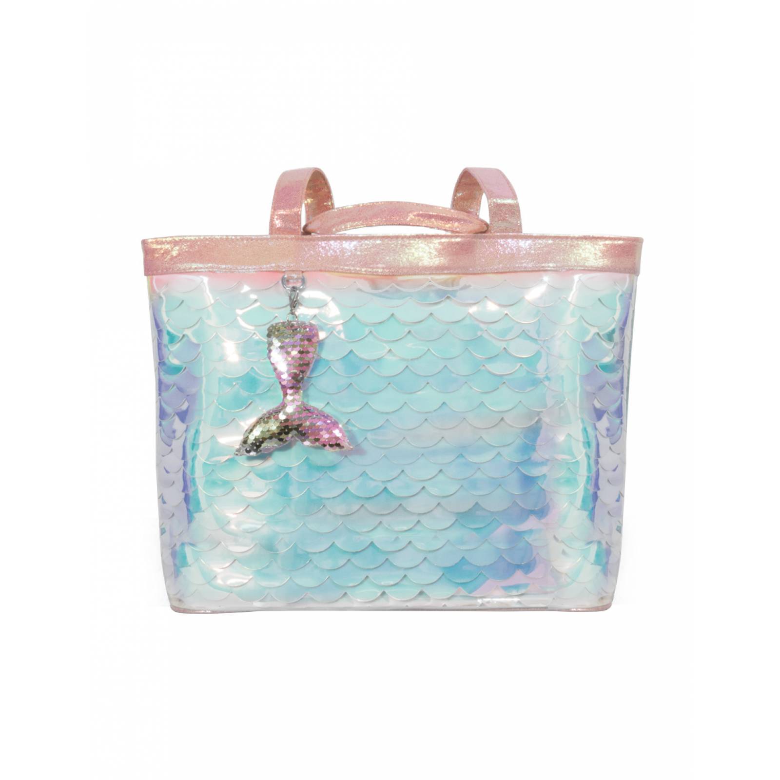 Bolso bandolera de de sirena para niñas y adolecentes y Llavero de regalo.