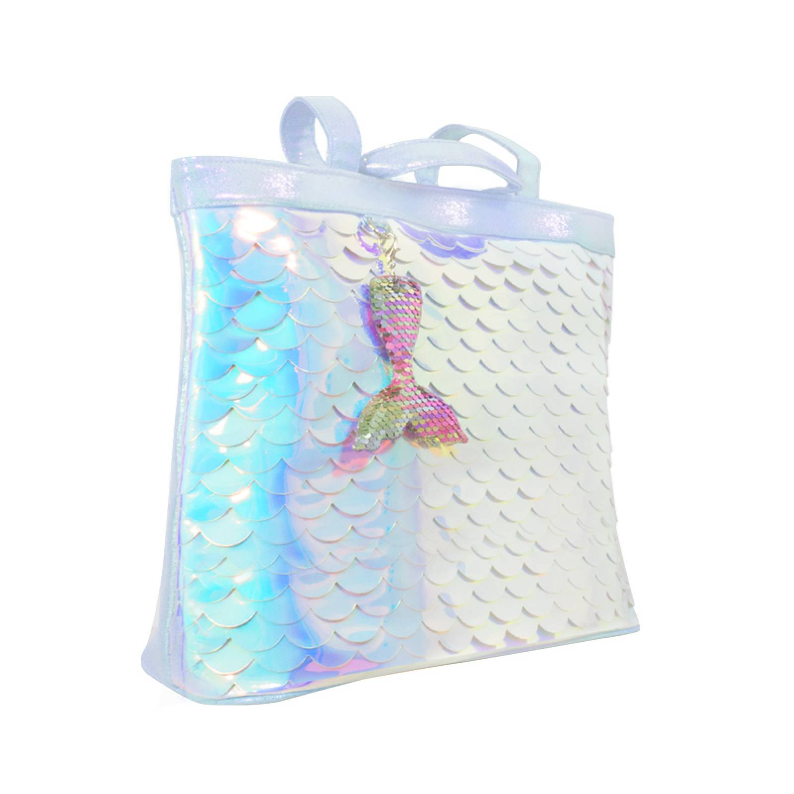 Bolso bandolera de de sirena para niñas y adolecentes y Llavero de regalo.