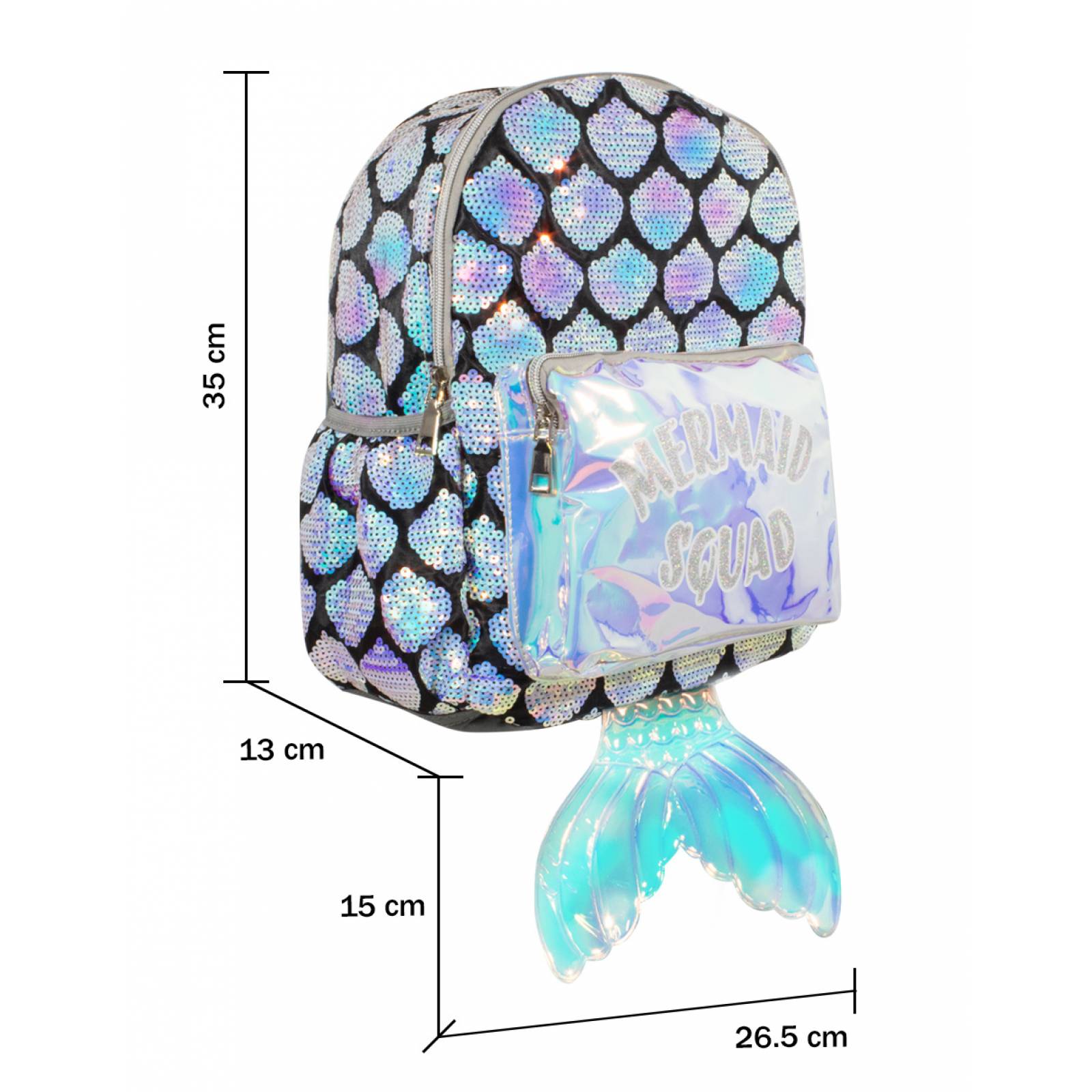 Mochila para oficina, estudiantes con diseño Sirena para cualquier ocasion.