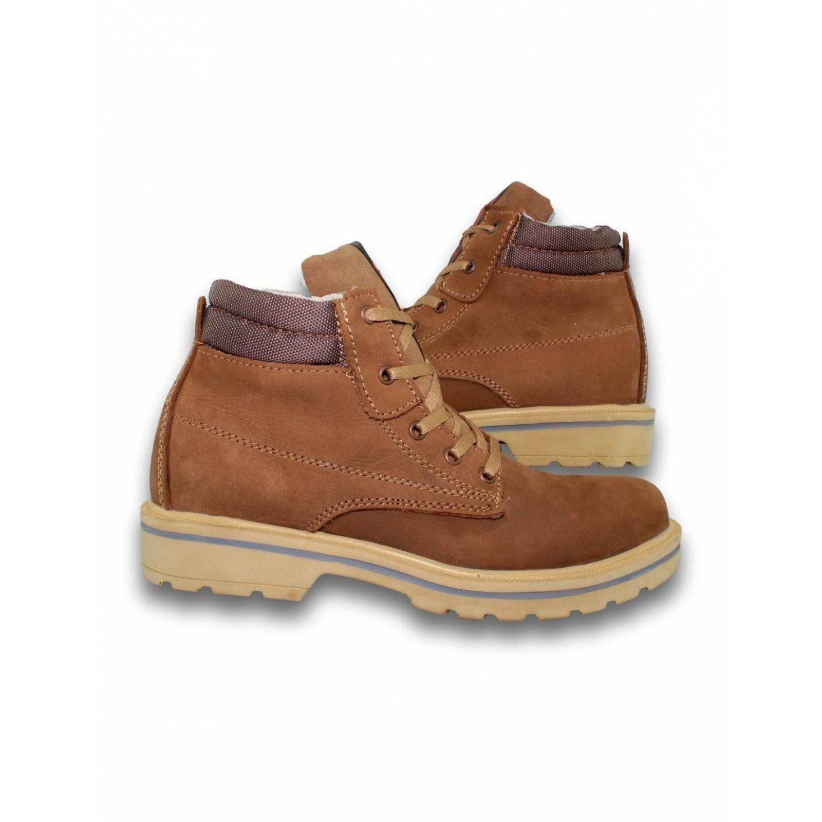 Botas Casuales Para Hombre Estilo 0290Wi7 Marca Wild Cat Acabado Nobuck Color Avellana 