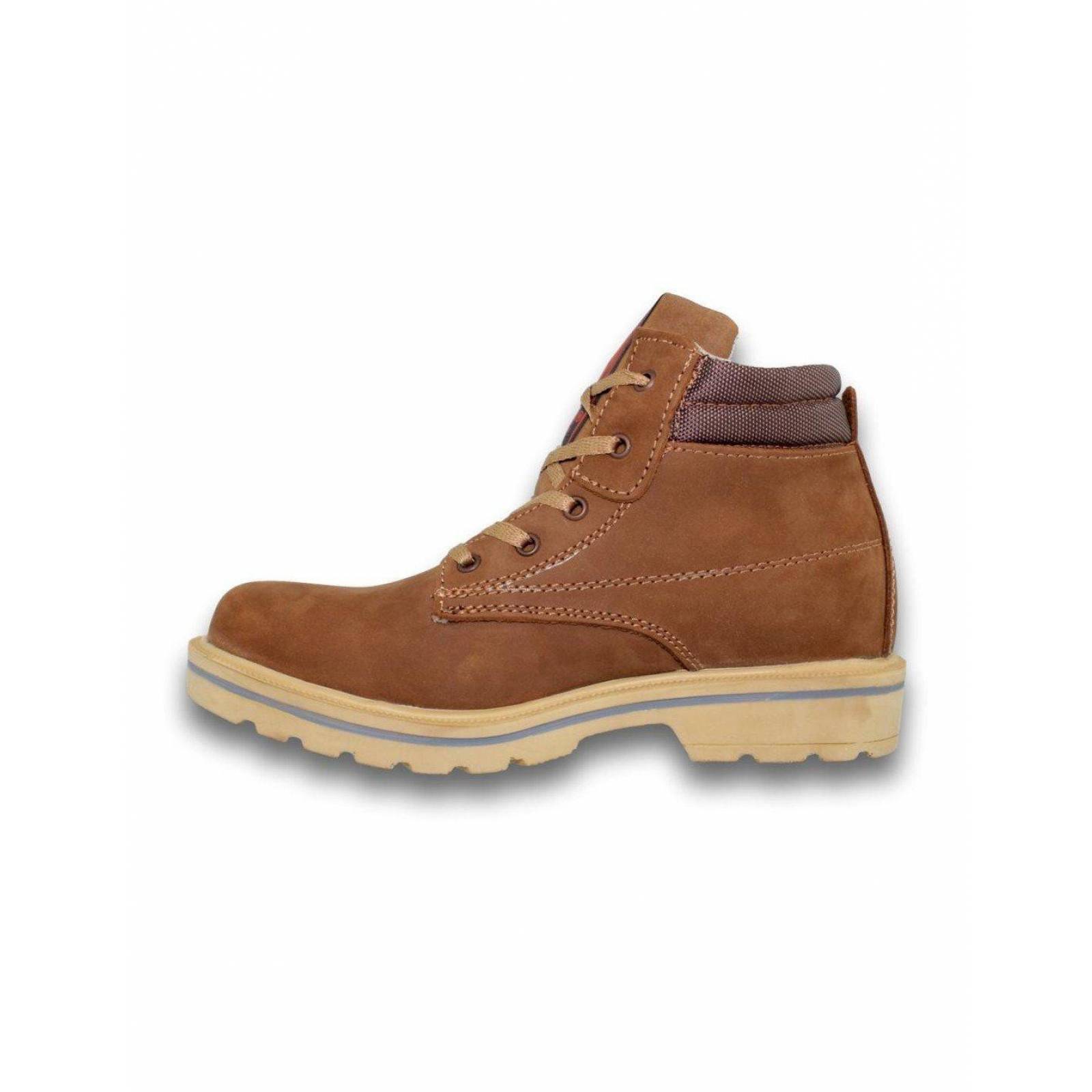 Botas Casuales Para Hombre Estilo 0290Wi7 Marca Wild Cat Acabado Nobuck Color Avellana 