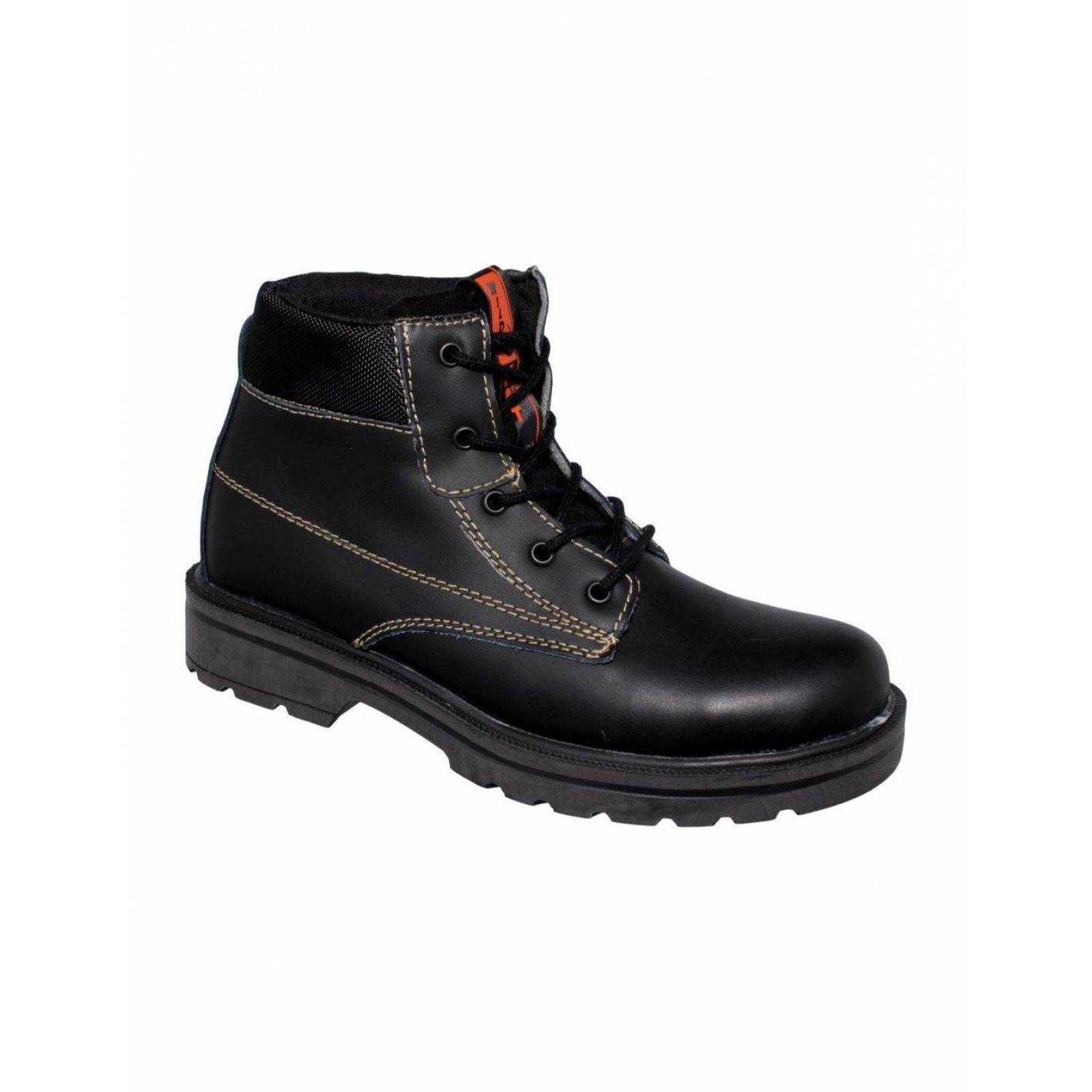 Bota Para Hombre De Moda Estilo W290wi7 Marca Wild Cat Acabado Napa Color Negro