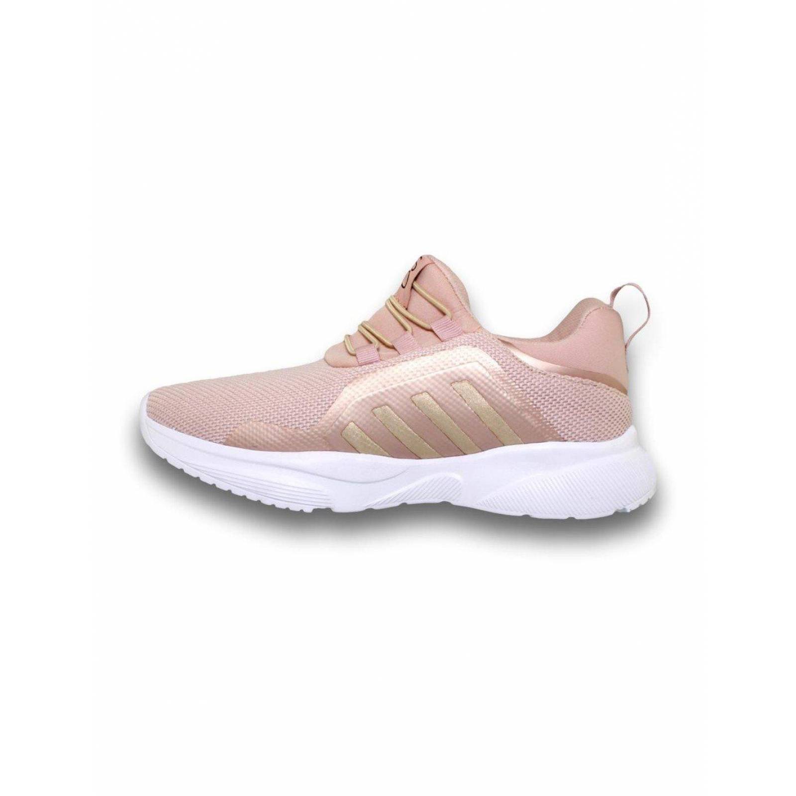 Tenis Deportivos Para Dama Marca Swiss Polo Acabado Textil Color Rosa Estilo 5133Sw5 