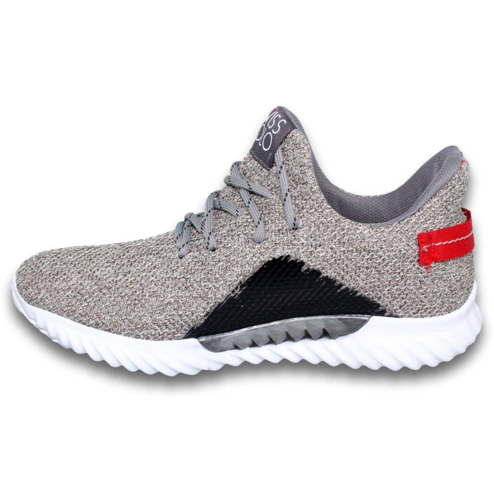 Tenis Deportivos Marca Swiss Polo Color Gris 
