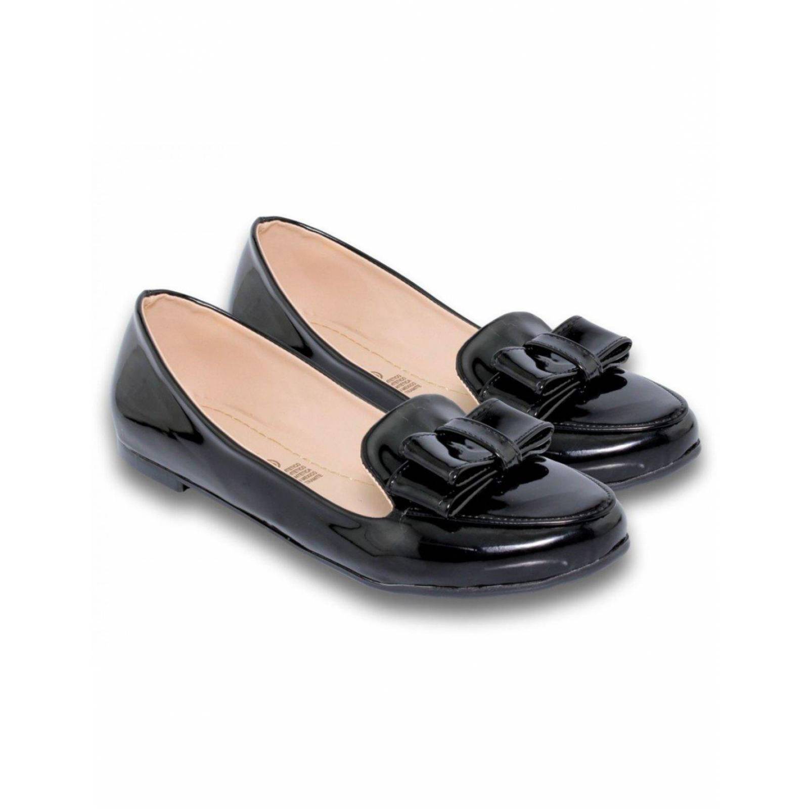 Balerinas Para Mujer Estilo 1087Eu5 Marca Euromoda Acabado Charol Color Negro 