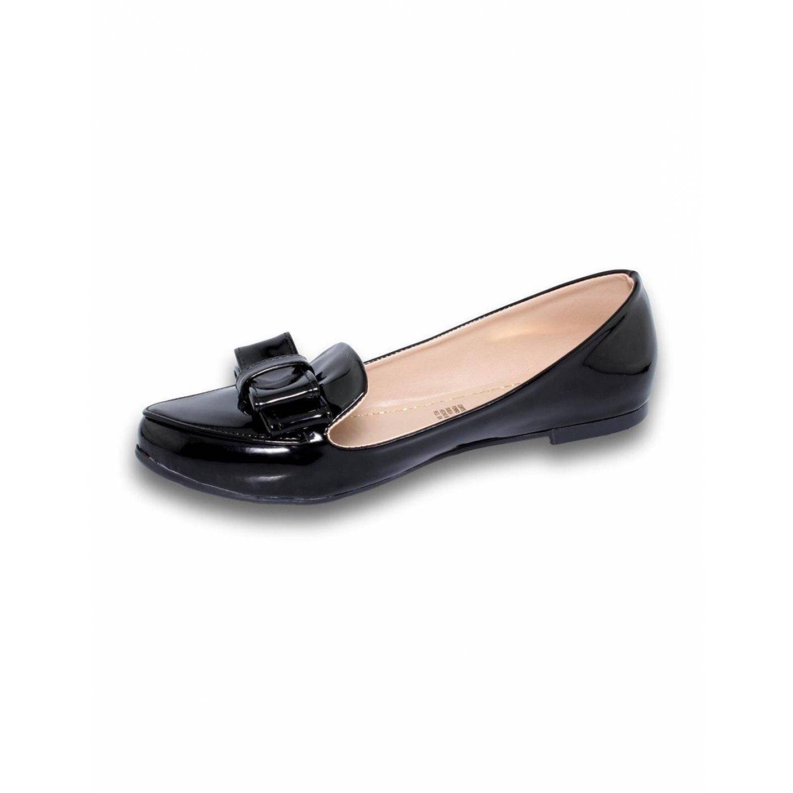 Balerinas Para Mujer Estilo 1087Eu5 Marca Euromoda Acabado Charol Color Negro 